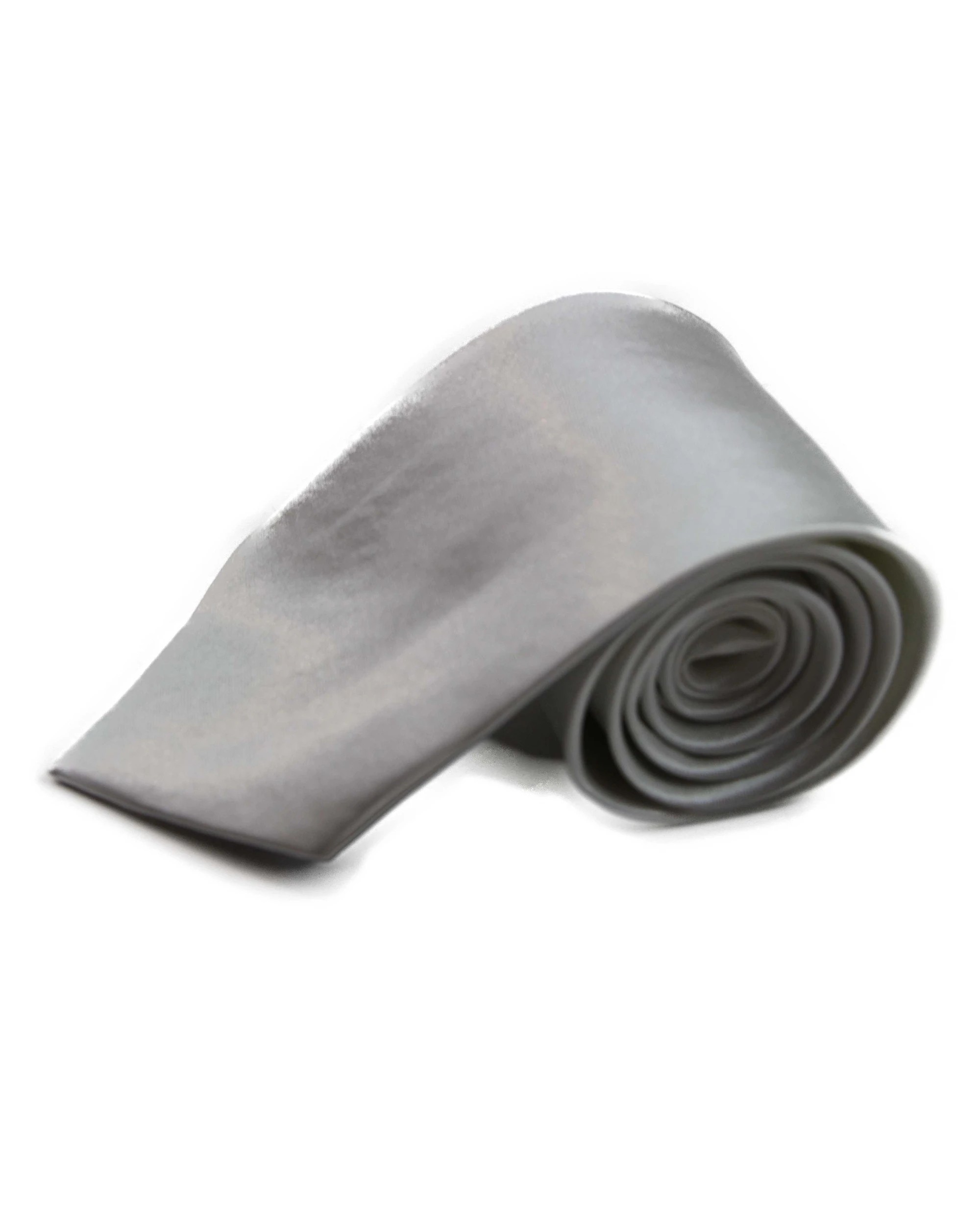 1 Zasel Mens Ivory 8cm Plain Neck Tie - Natural, 1 of 4