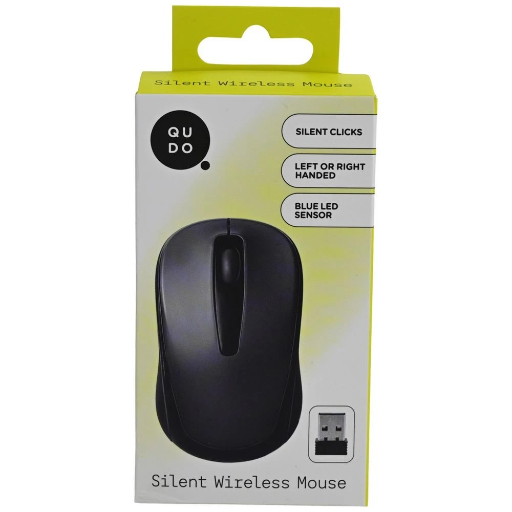 5 Qudo Wireless Silent Mouse Black, 5 of 5