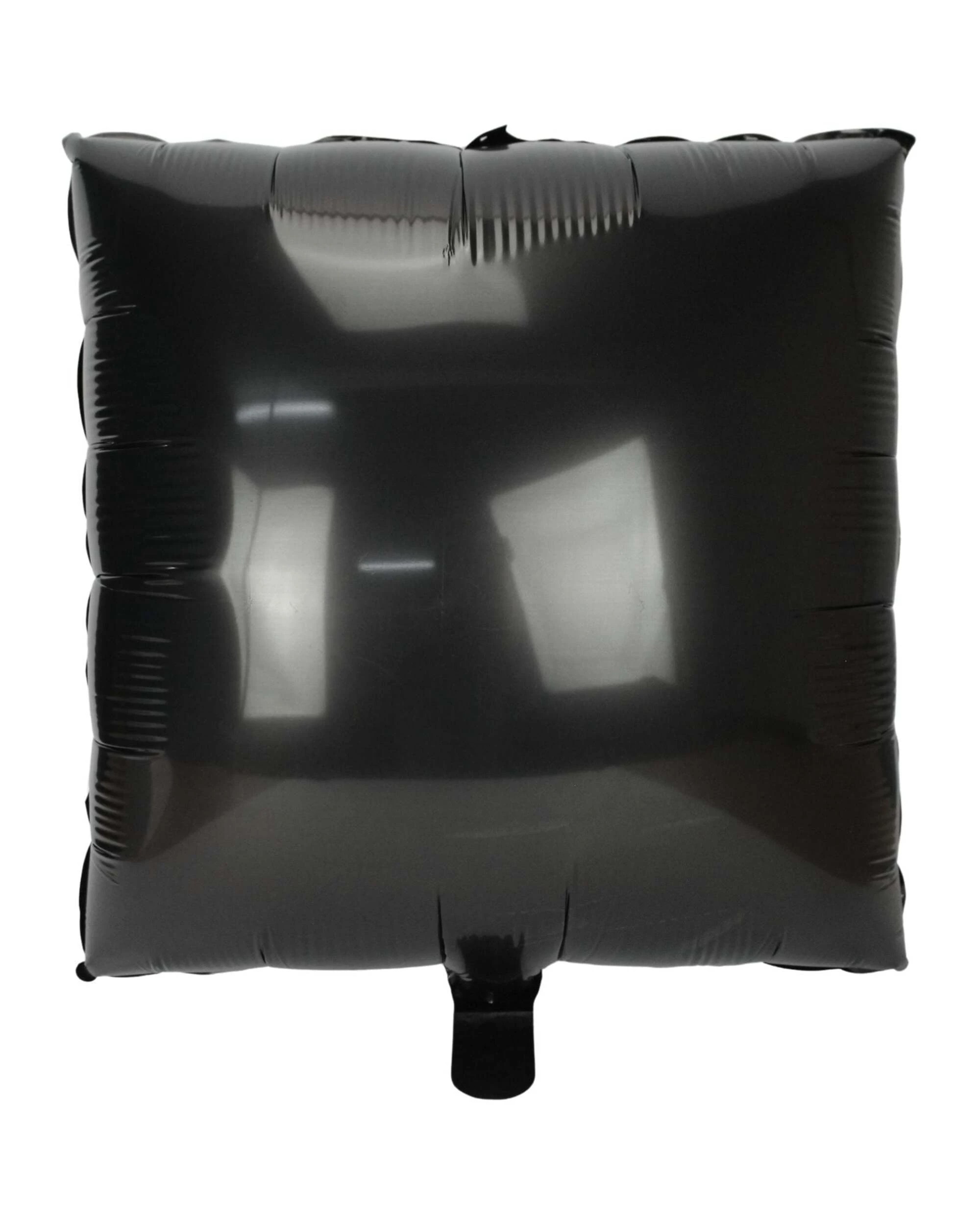 7 Meteor Double Sided 60cm and White Square Foil Balloon - Black, 7 of 10