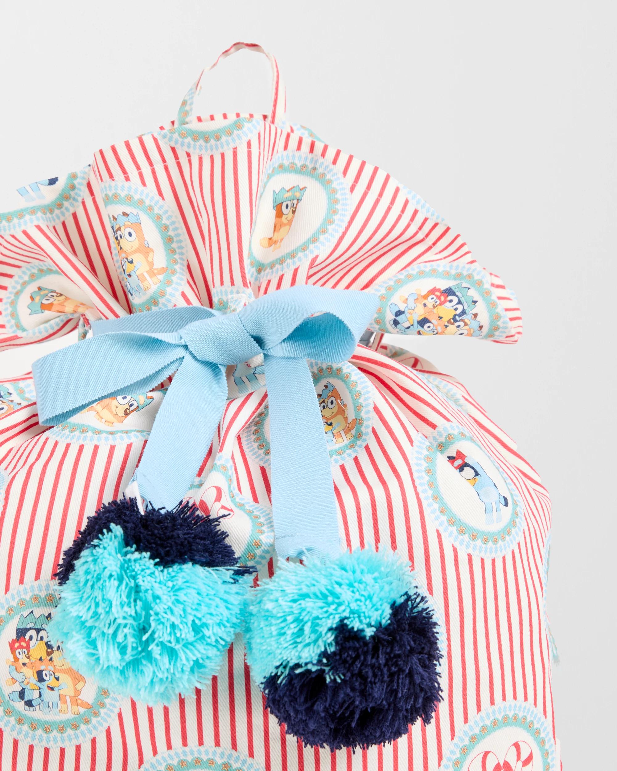 2 Licensed Christmas Bluey Santa Sack
 - Red , 2 of 2