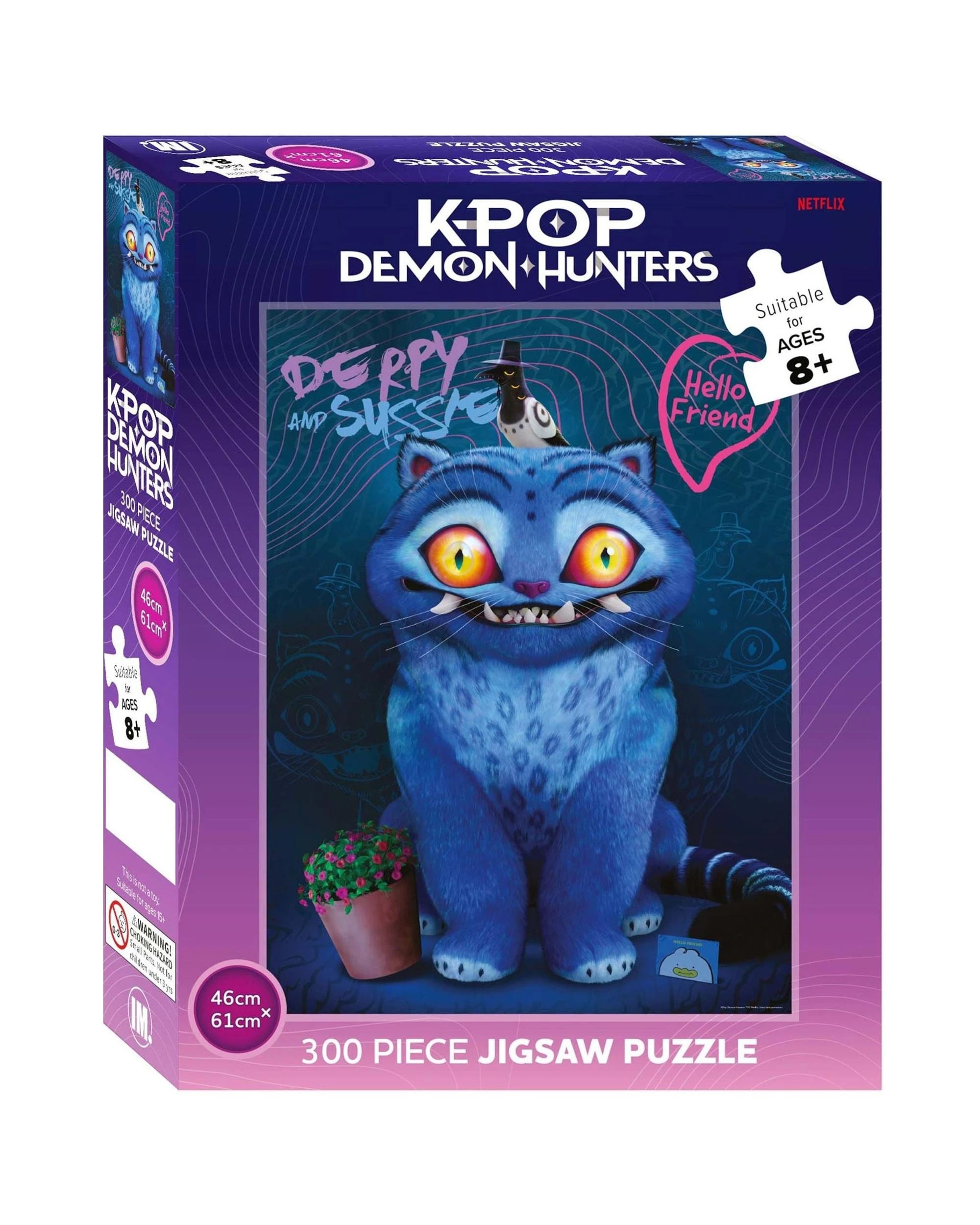 1 Impact Puzzles K-Pop Demon Hunters Derpy 300 Piece Jigsaw Puzzle, 1 of 2