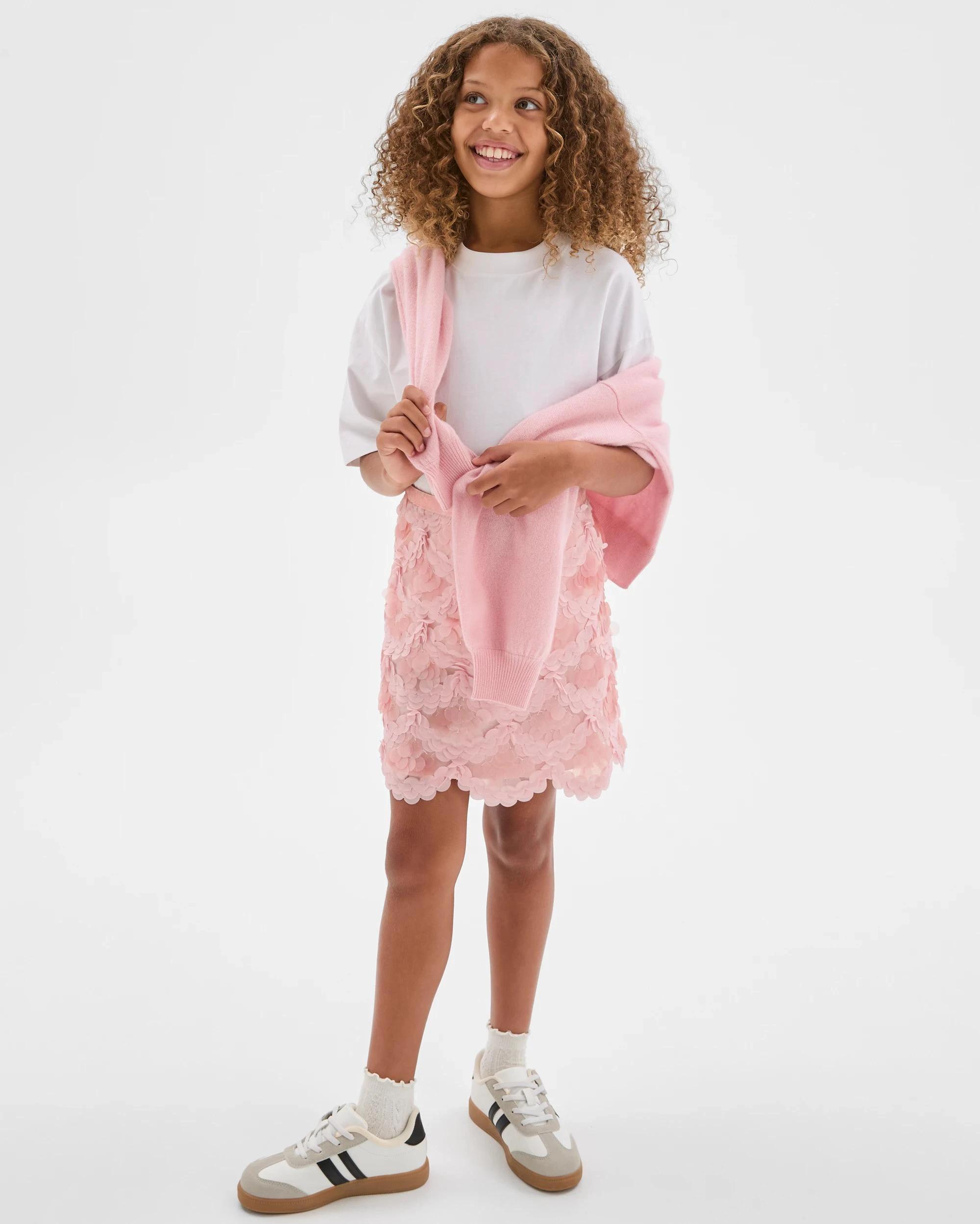 6 Target Kids Sequin Occasion Skirt PINK, 6 of 7