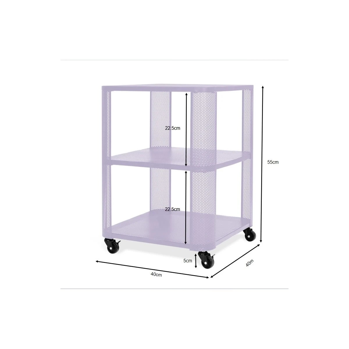 8 Mesh Side Table - Lilac, 8 of 8