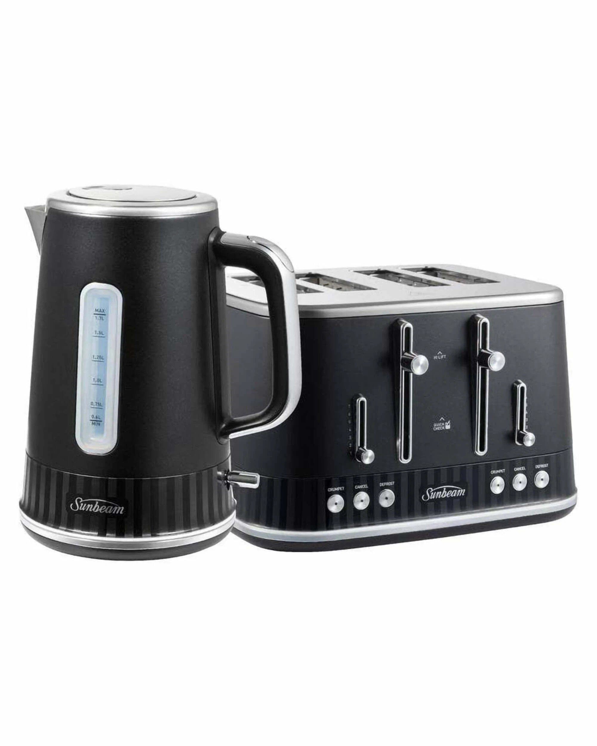 1 Sunbeam French Riviera Collection Breakfast Pack-Up - Black - BLACK, 1 of 4