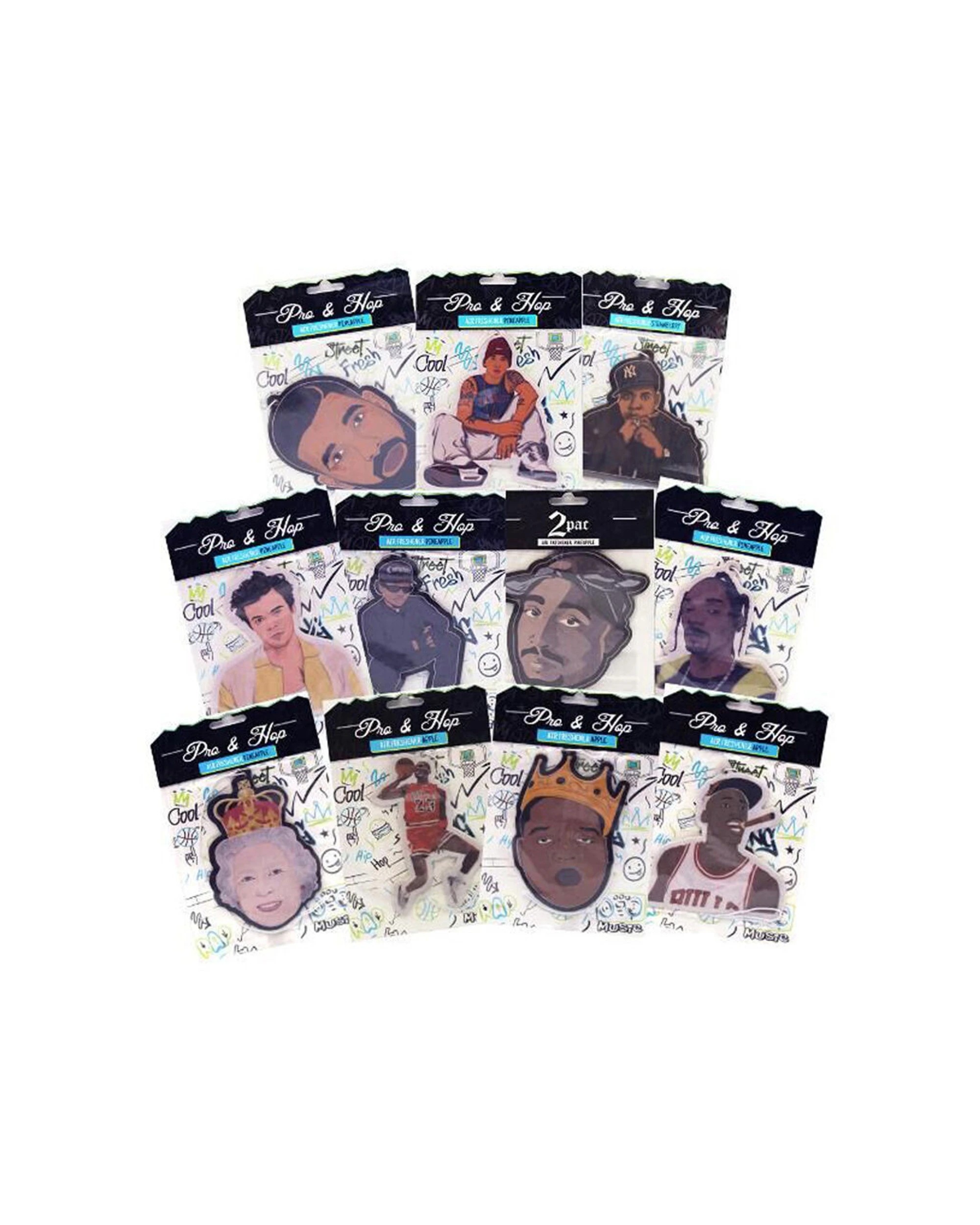 4 Pro And Hop 6PK Hanging Car Pop Culture Air Fresheners Assorted Designs - Multi, 4 of 4