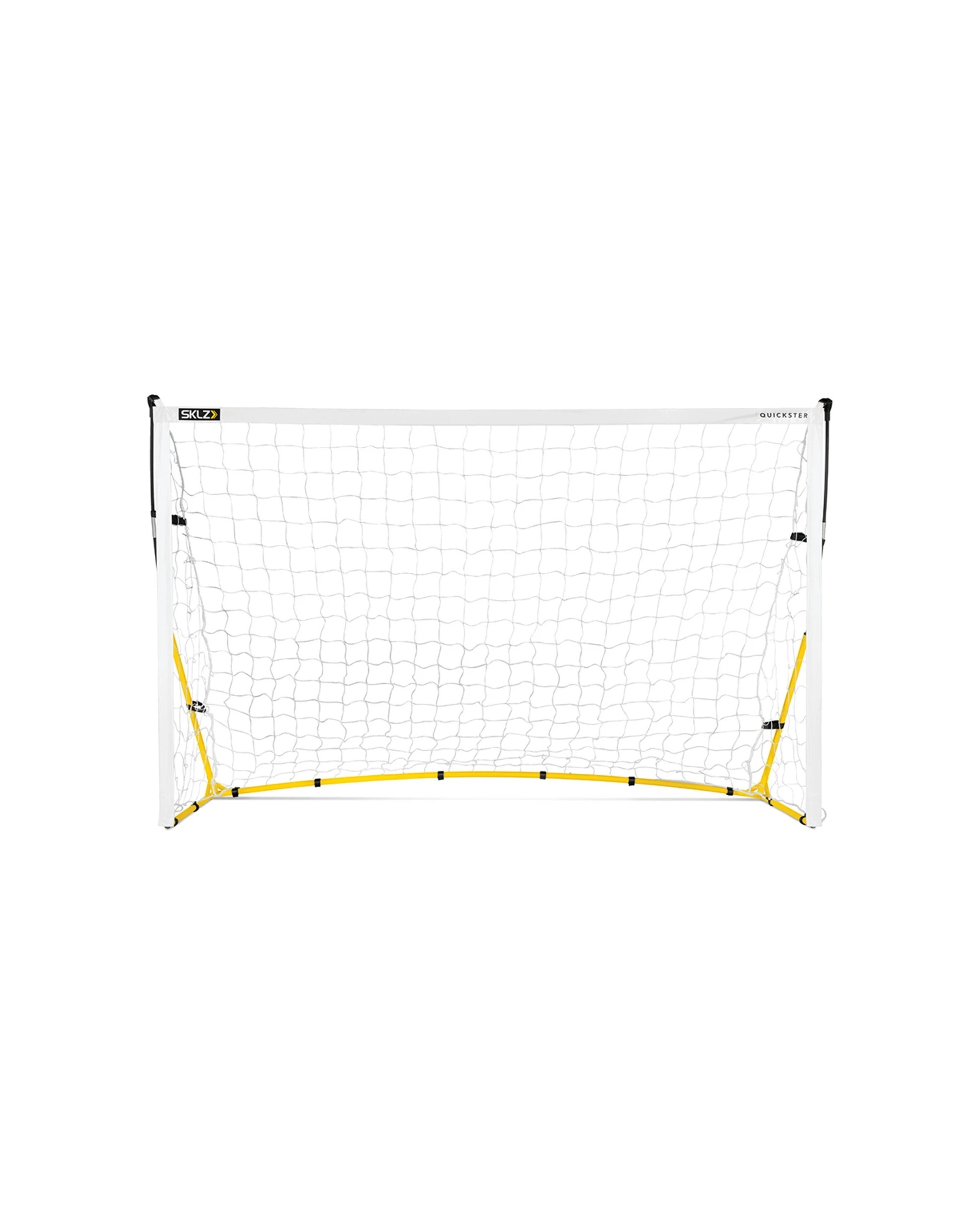 3 Sklz 8' Quickster Soccer Goal Tension-Tite Frame Durable Portable Training Goal Set - White, 3 of 5