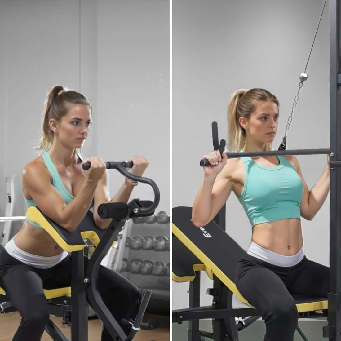 4 Everfit Weight Bench 14in1 Press Multi-Station Fitness Home Gym Equipment - Multi, 4 of 6