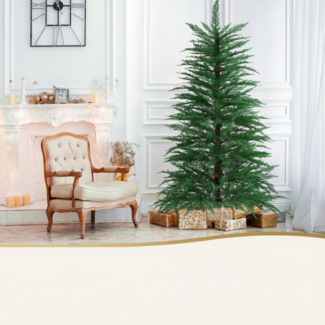 4 Jingle Jollys Christmas Tree 1.5M LED Xmas Tree Sparse 263 Tips Party Decoration - Green, 4 of 7