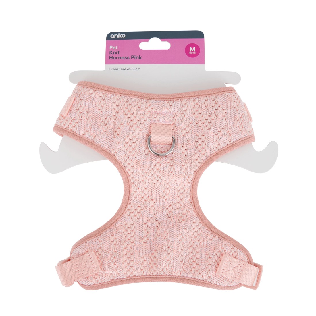 9 Pet Knit Harness - Medium, Pink, 9 of 9