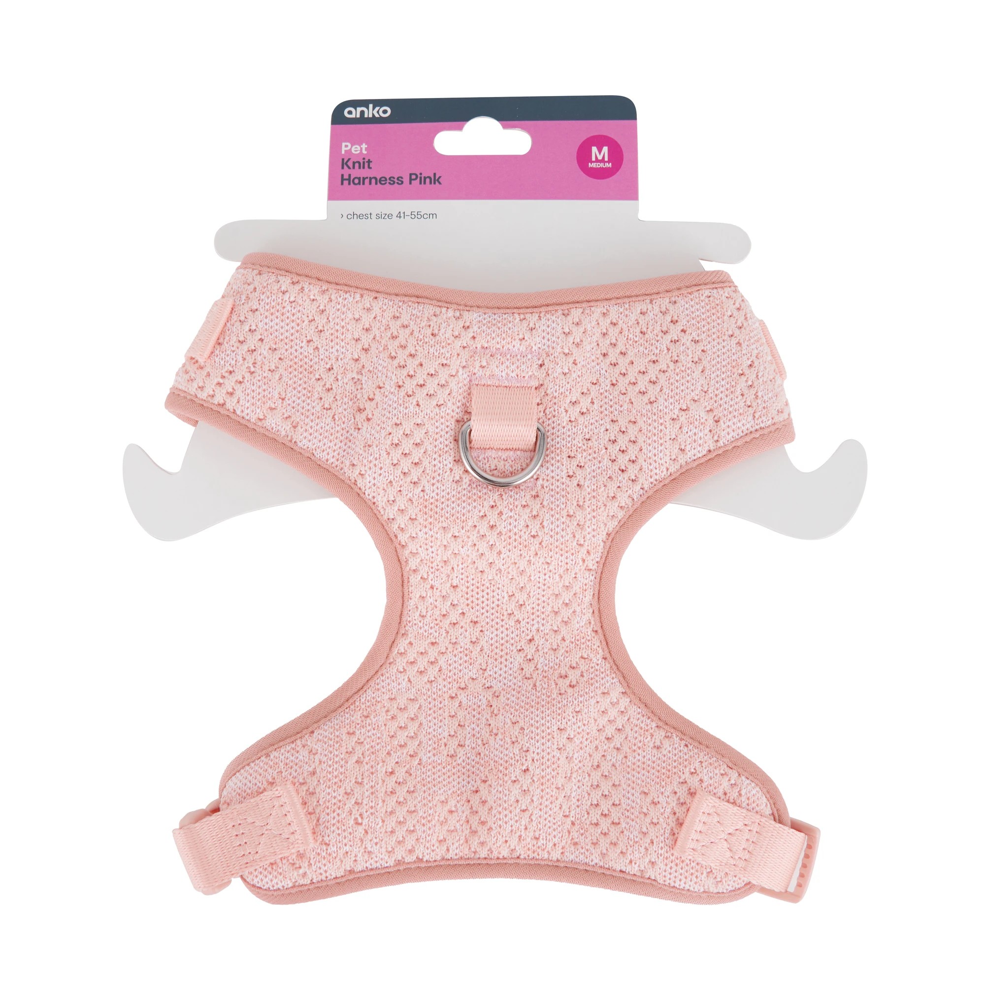 9 Pet Knit Harness - Medium, Pink, 9 of 9