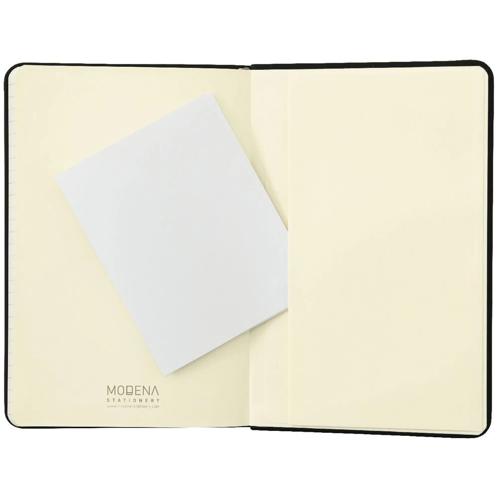 5 Modena A5 PU Ruled Notebook Black, 5 of 5