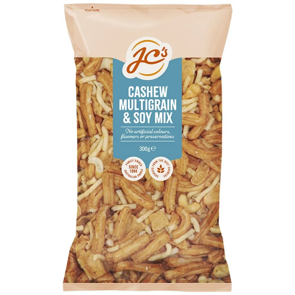 1 J.C.'s Cashew, Multigrain and Soy Mix 300g, 1 of 2