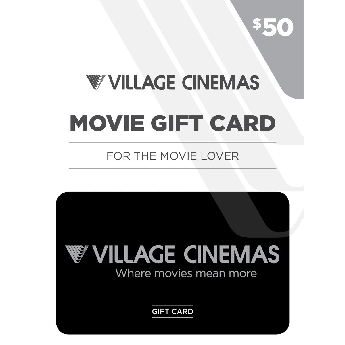 1 Village Cinemas $50 Movie Gift Card
