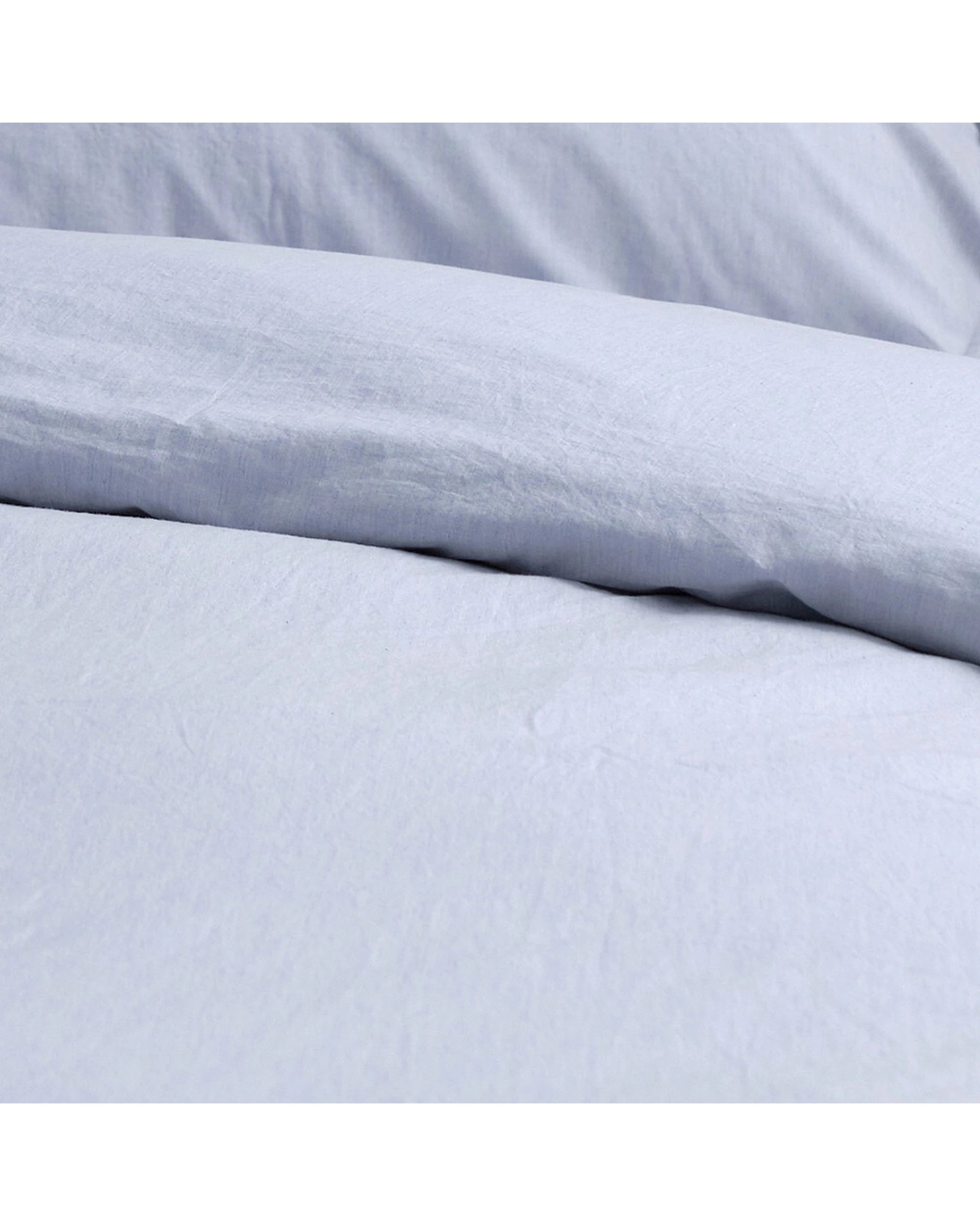 2 Canningvale Vintage Single Quilt Cover Set 100 Percent Cotton Misty - Blue, 2 of 4