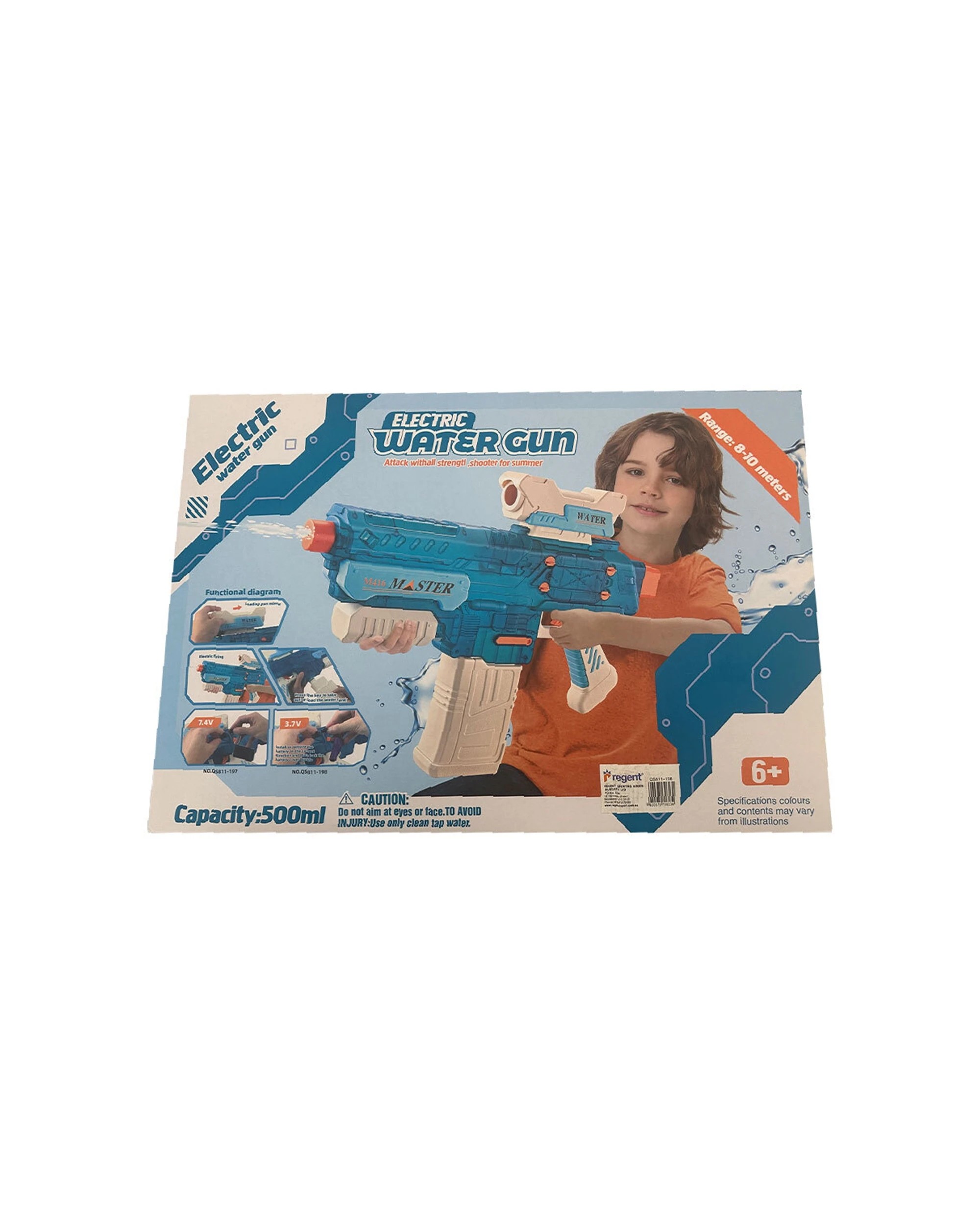 3 Regent 2PK Regent 500ml Electric Water Gun Kids Children Toy - Multi, 3 of 3