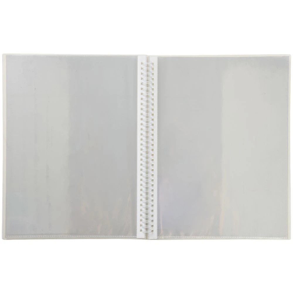 2 J.Burrows A4 Display Book 20 Pockets Clear, 2 of 3