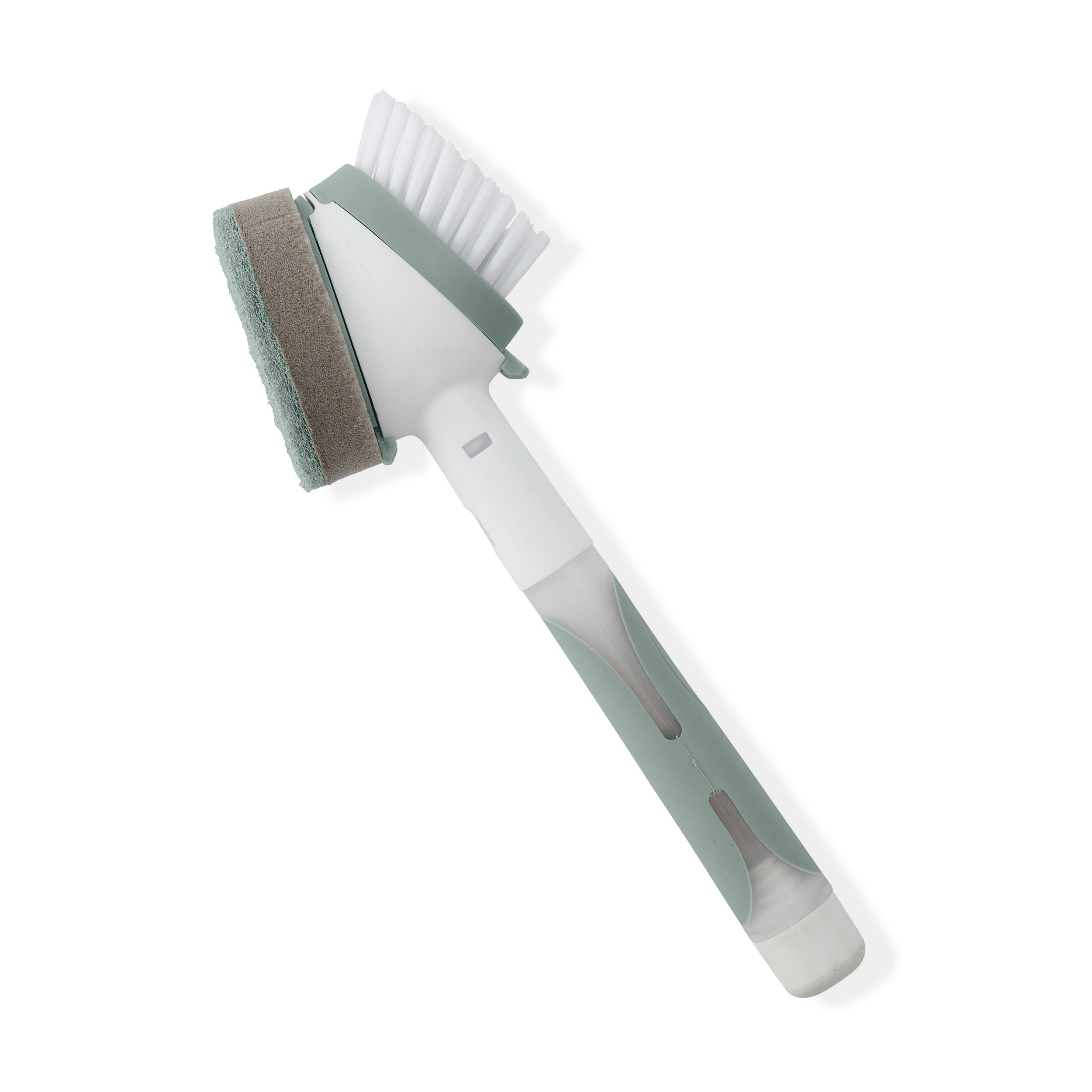 3 2-in-1 Dish Brush - White and Green, 3 of 7