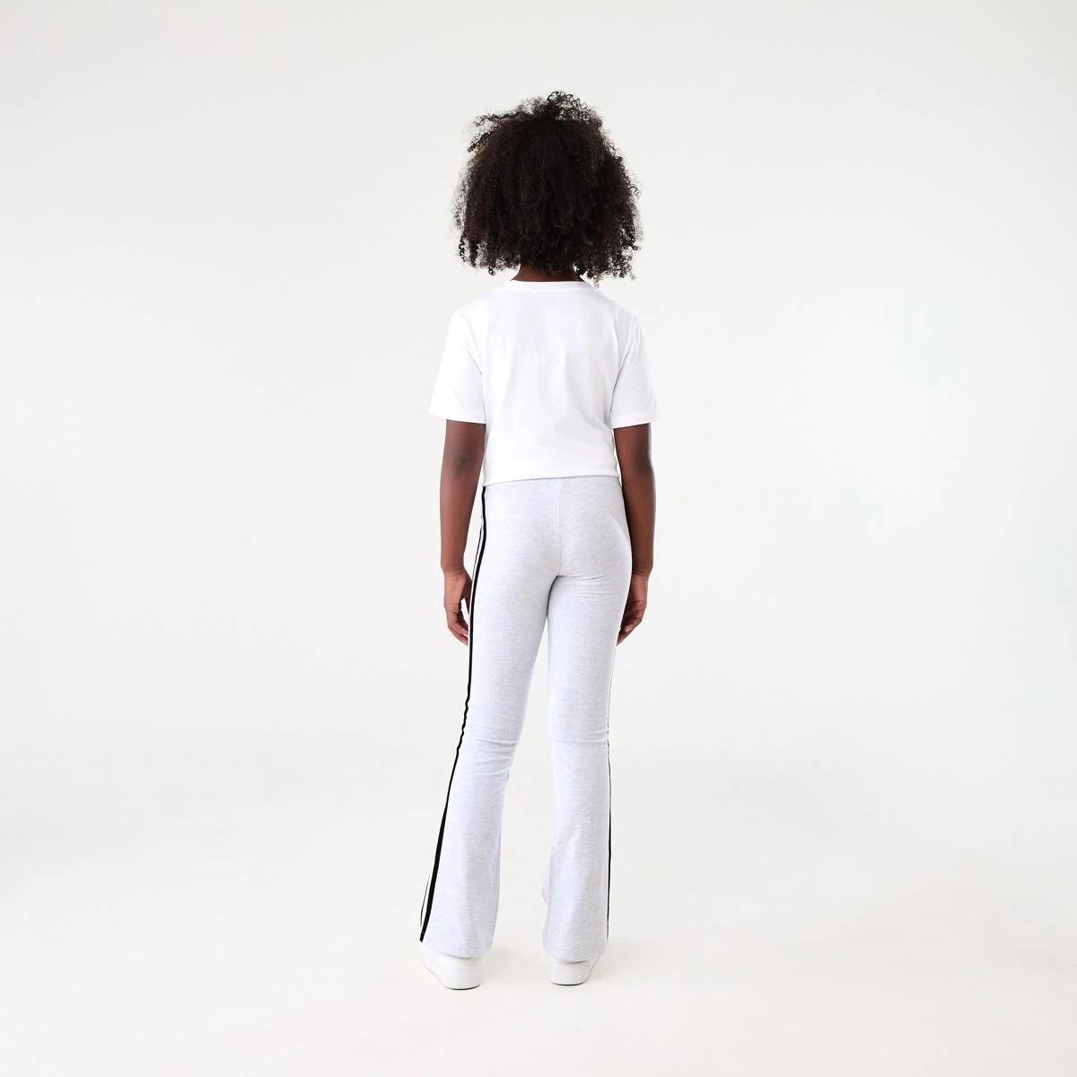 6 Side Stripe Flare Leggings WHITE MARLE, 6 of 6