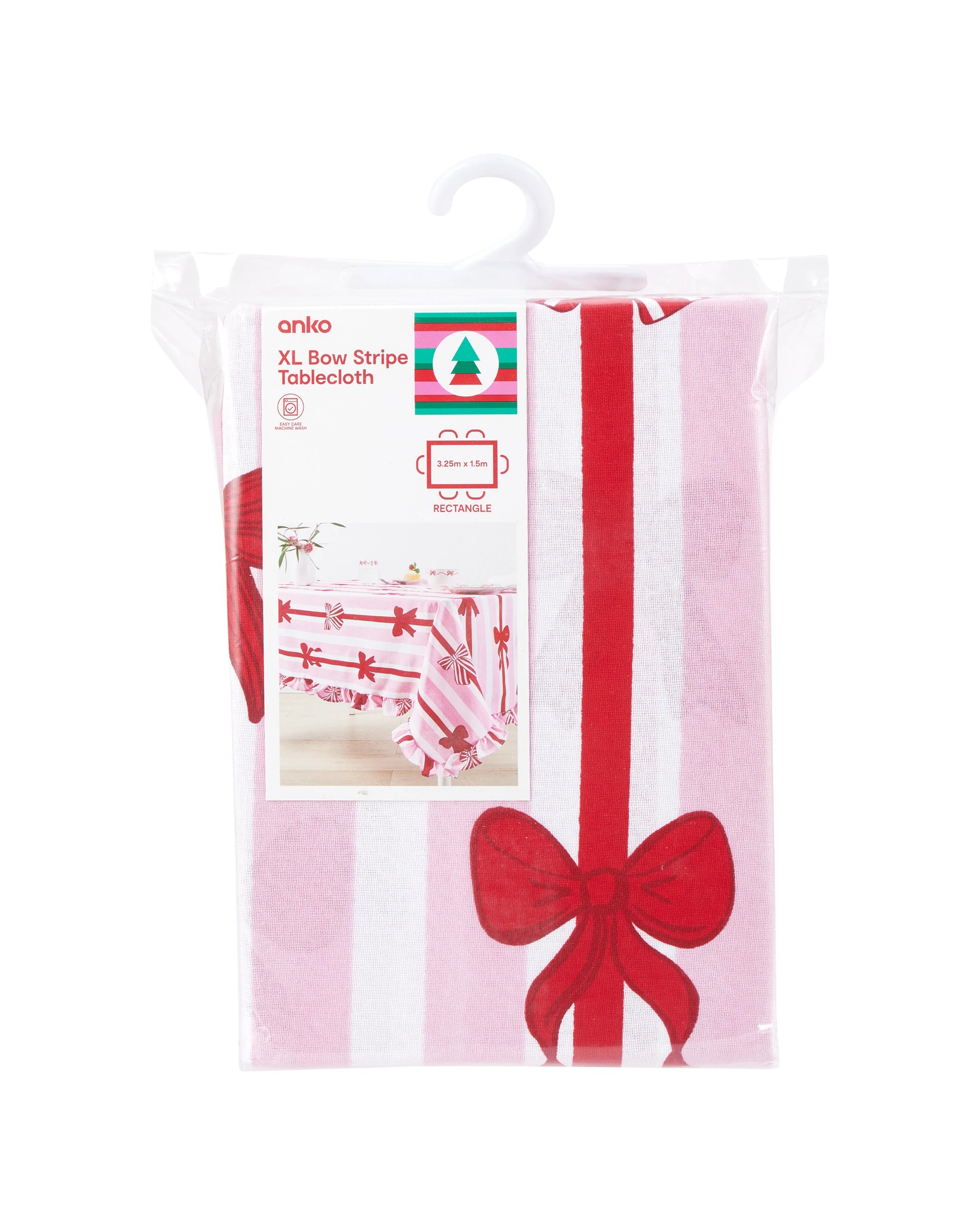 5 Extra Large Bow Stripe Tablecloth, 5 of 6