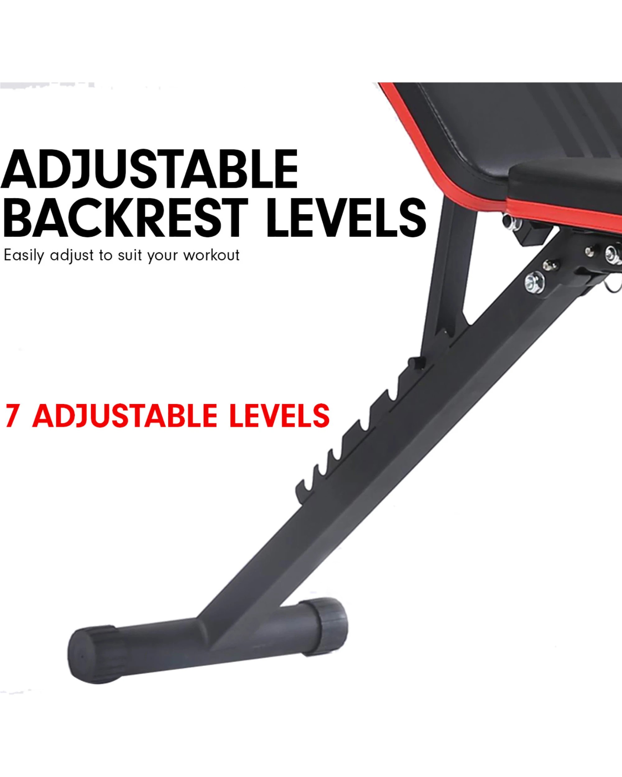 7 Powertrain Adjustable Incline Decline Exercise Bench home Gym, 7 of 8