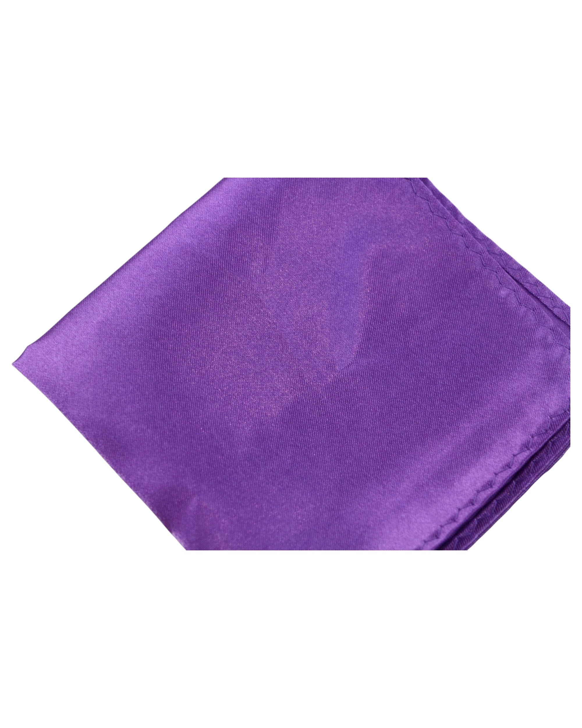 2 Zasel Mens Pocket Square - Purple, 2 of 3