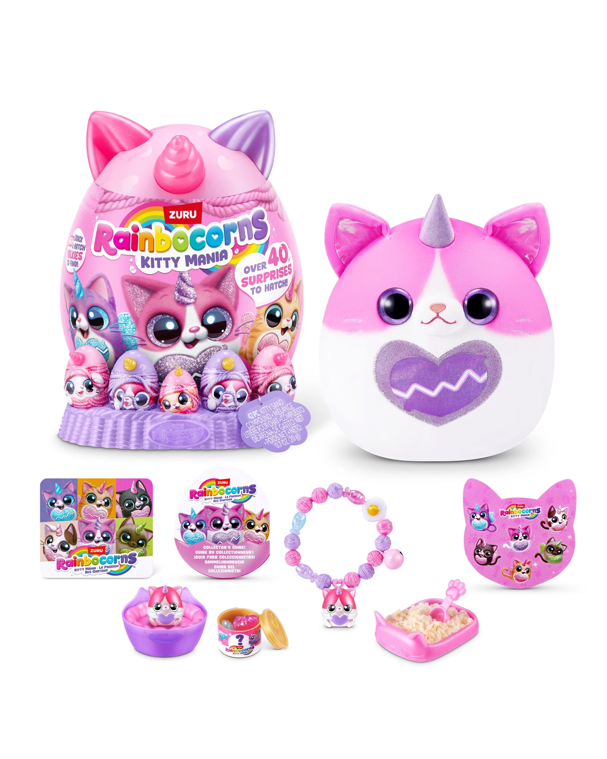 3 Rainbocorns Kitty Mania by ZURU - Multi, 3 of 6