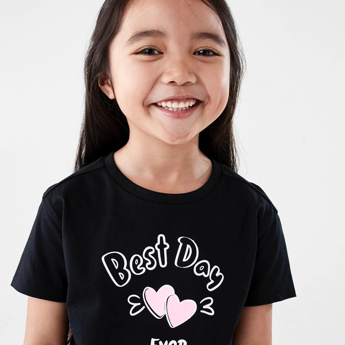 3 Printed T-shirt BEST DAY EVER BLACK, 3 of 6