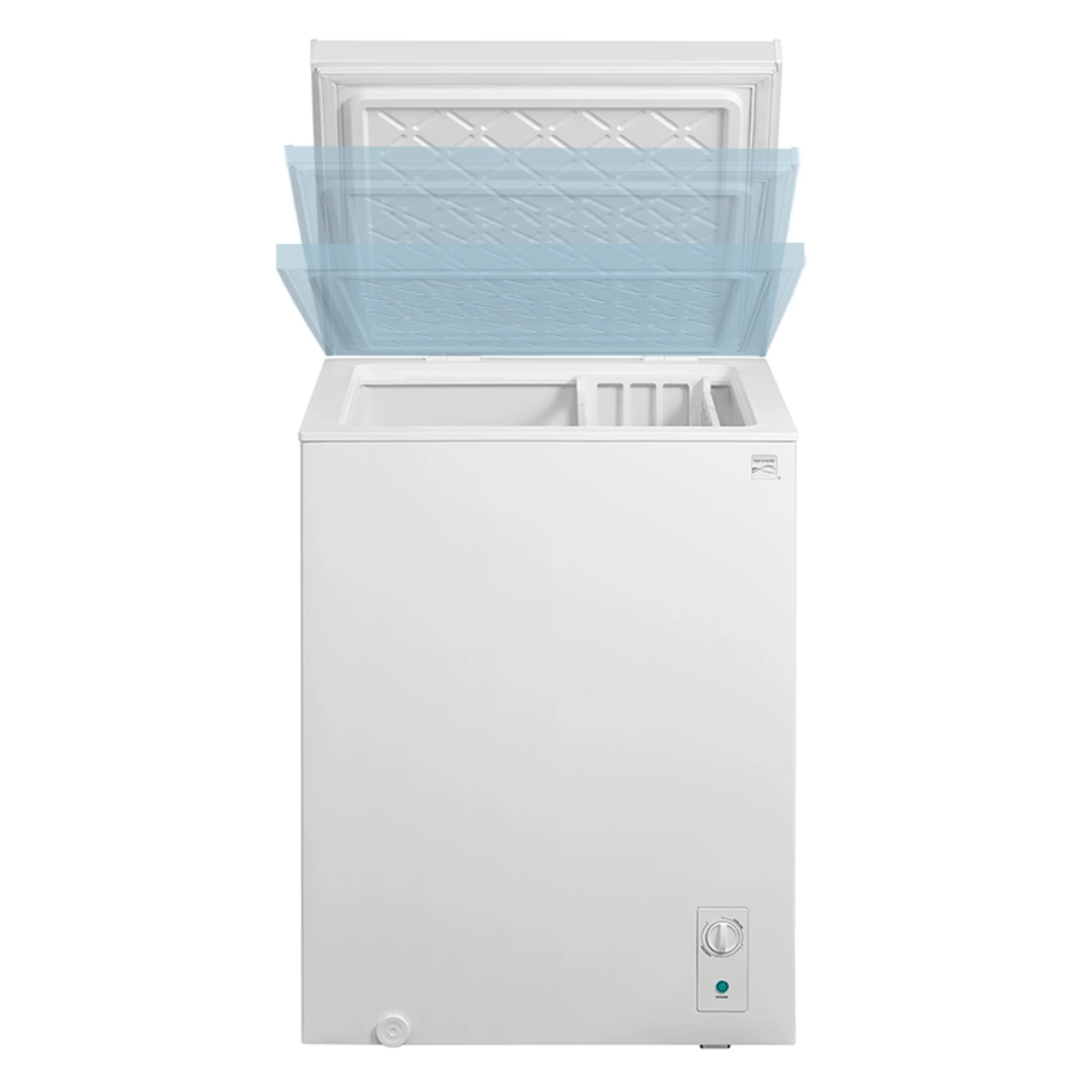 6 Kenmore Chest Freezer 99L 5 Star Fridge Mode - White, 6 of 7