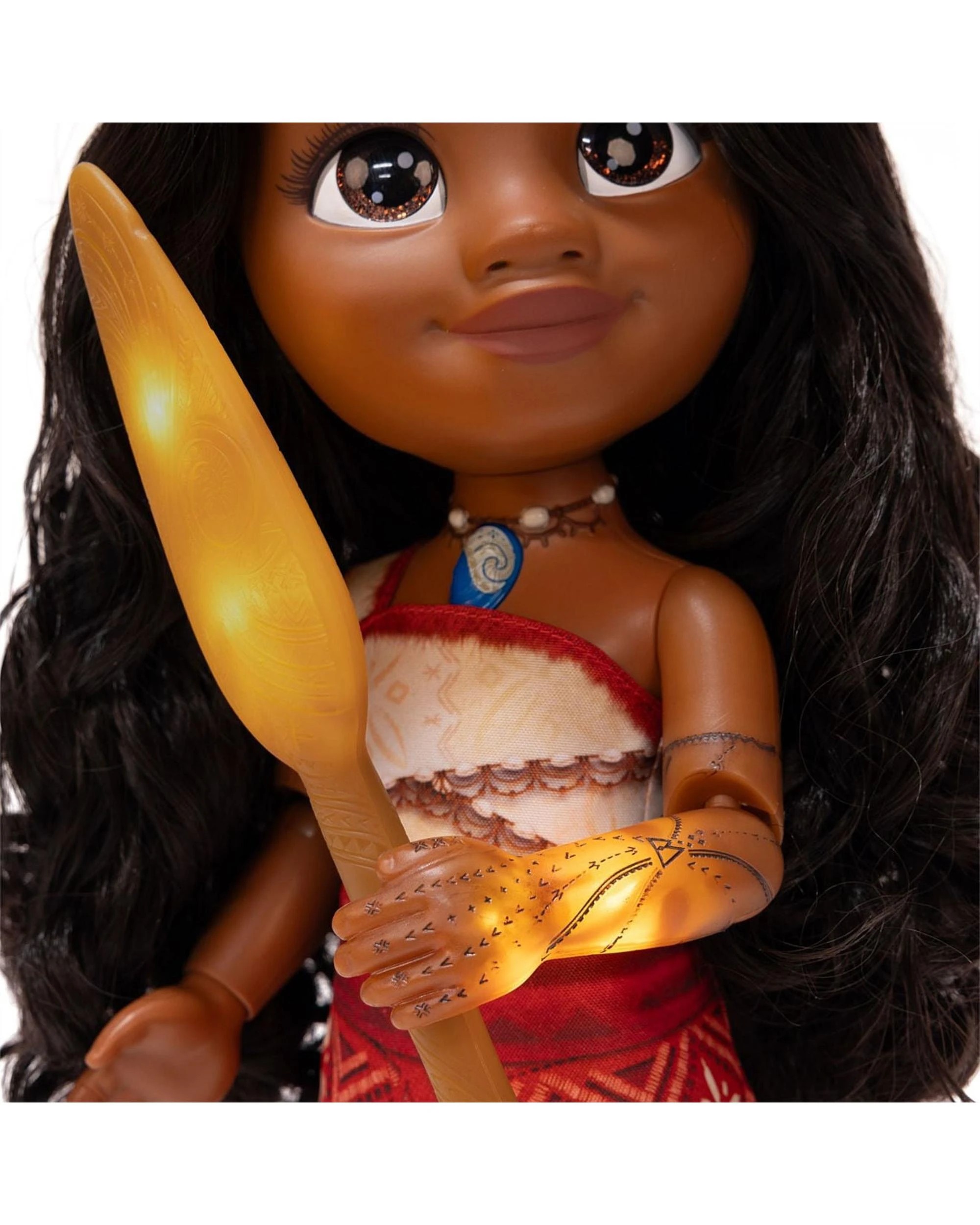 6 Disney Moana 2 Singing Tautai Moana Doll With Light-Up Oar, 6 of 7