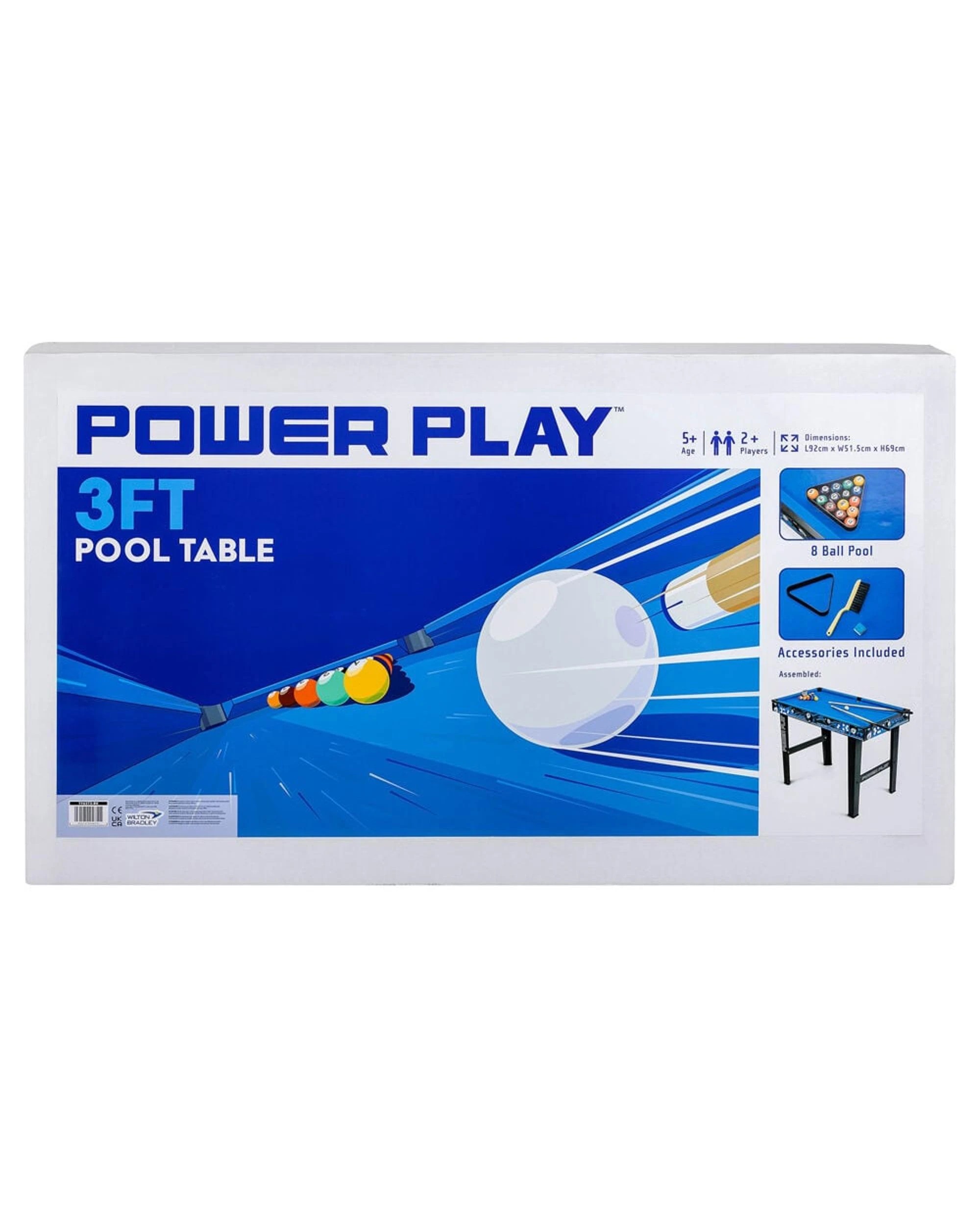 5 Power Play Pool Table 3ft, 5 of 5