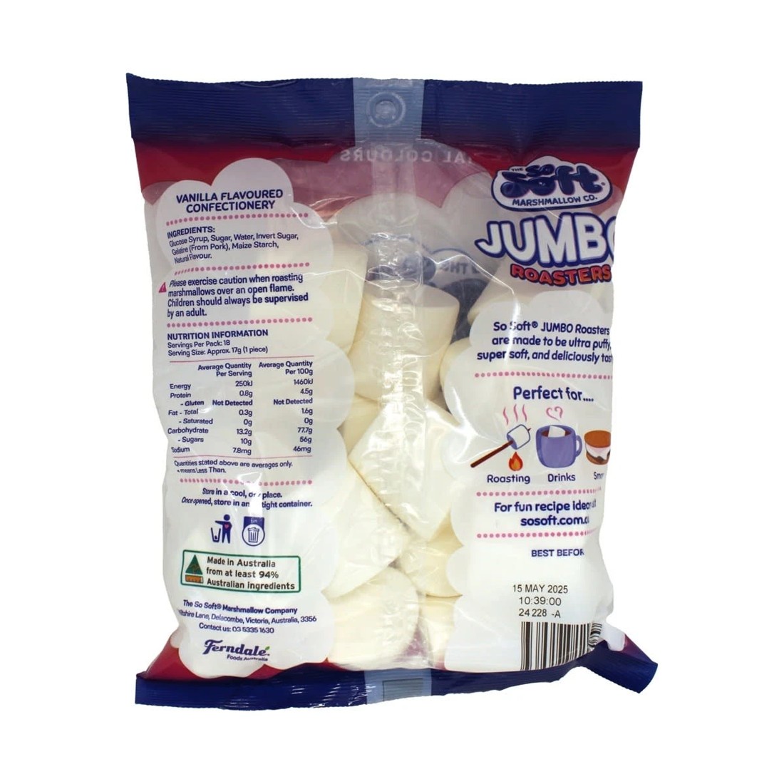 2 The So Soft Marshmallow Co. Jumbo Roasters 300g, 2 of 2