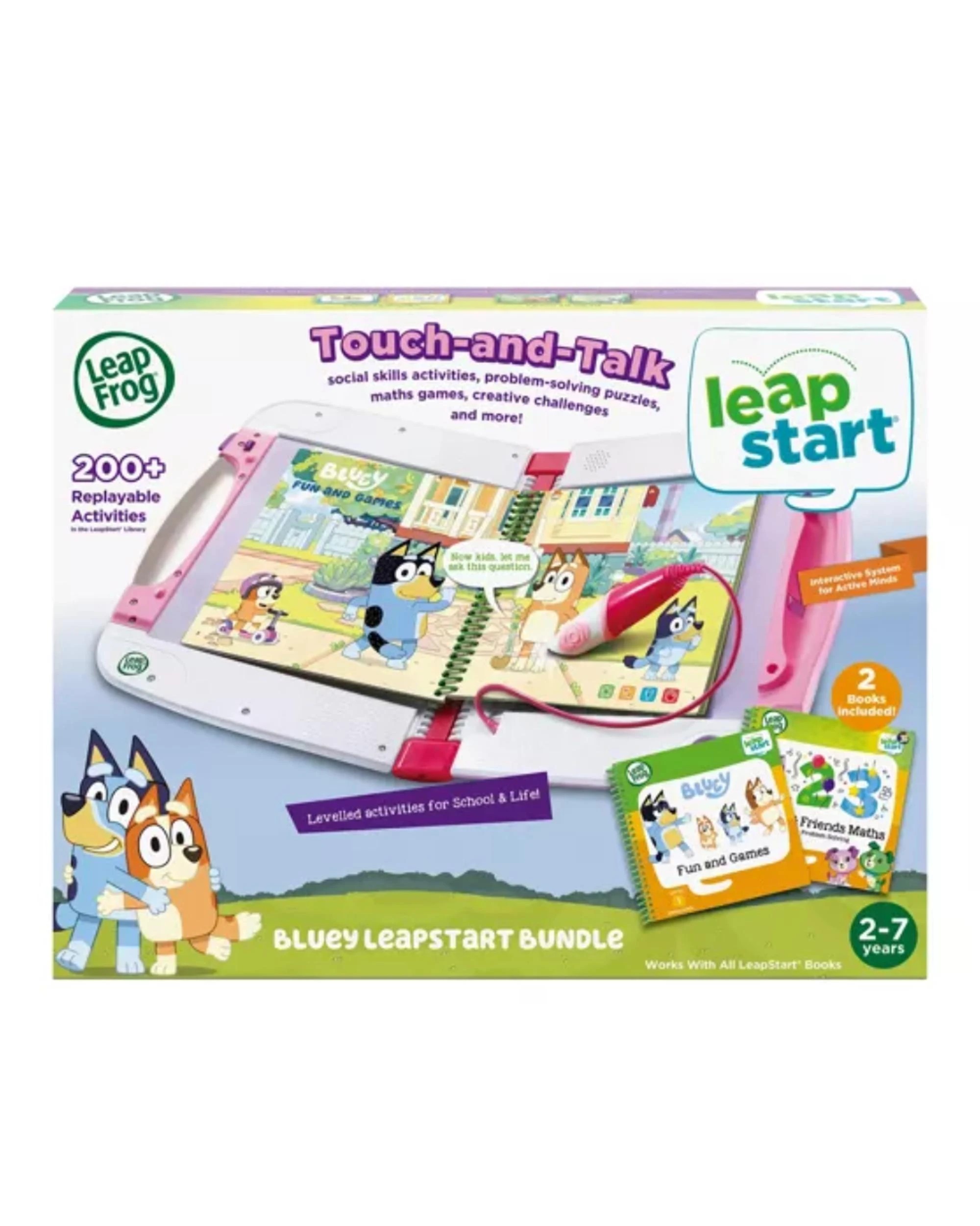 1 VTech Electronics LeapFrog Bluey Leapstart Bundle Pink, 1 of 3