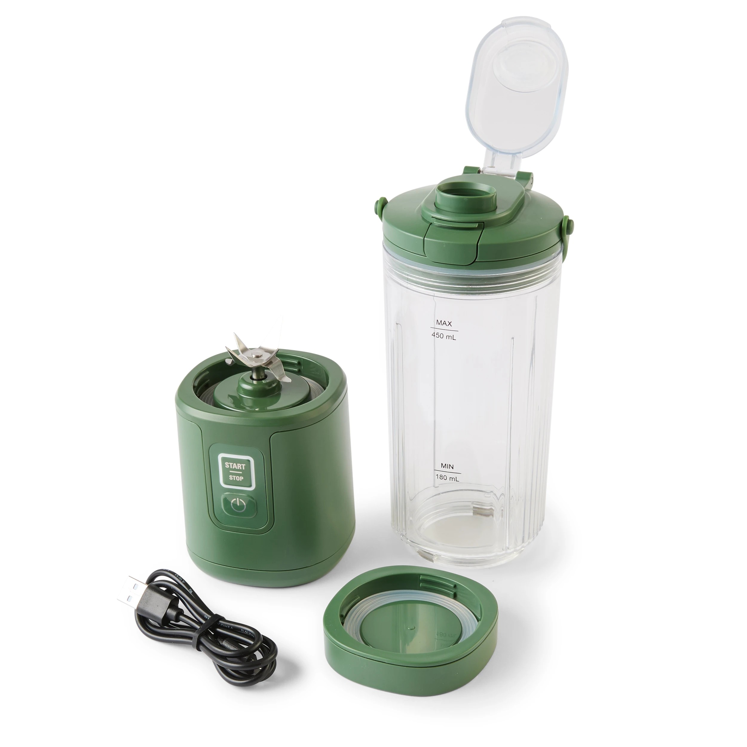 7 Portable USB Blender - Green, 7 of 7