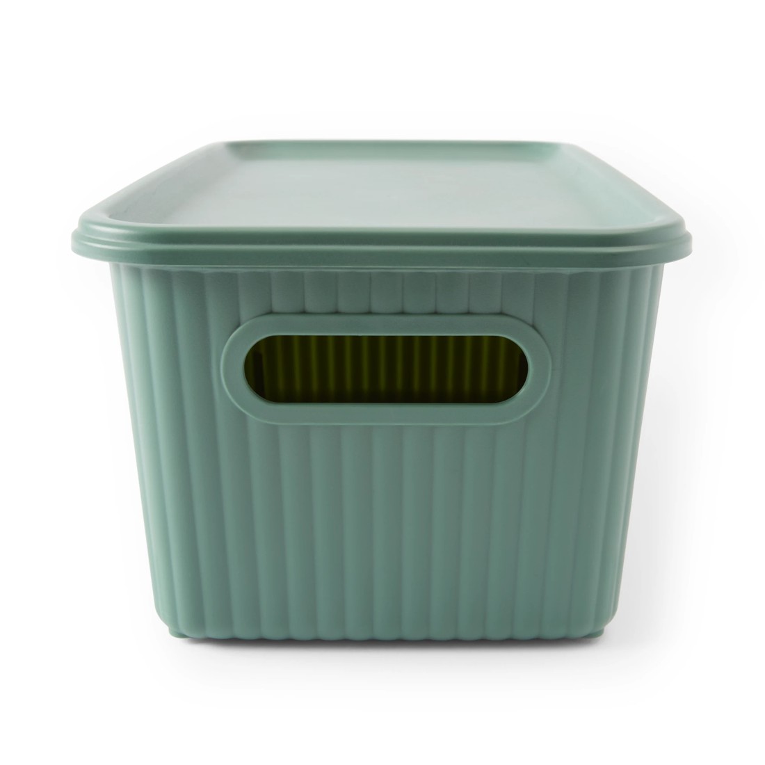 3 5L Ribbed Container - Green, 3 of 9