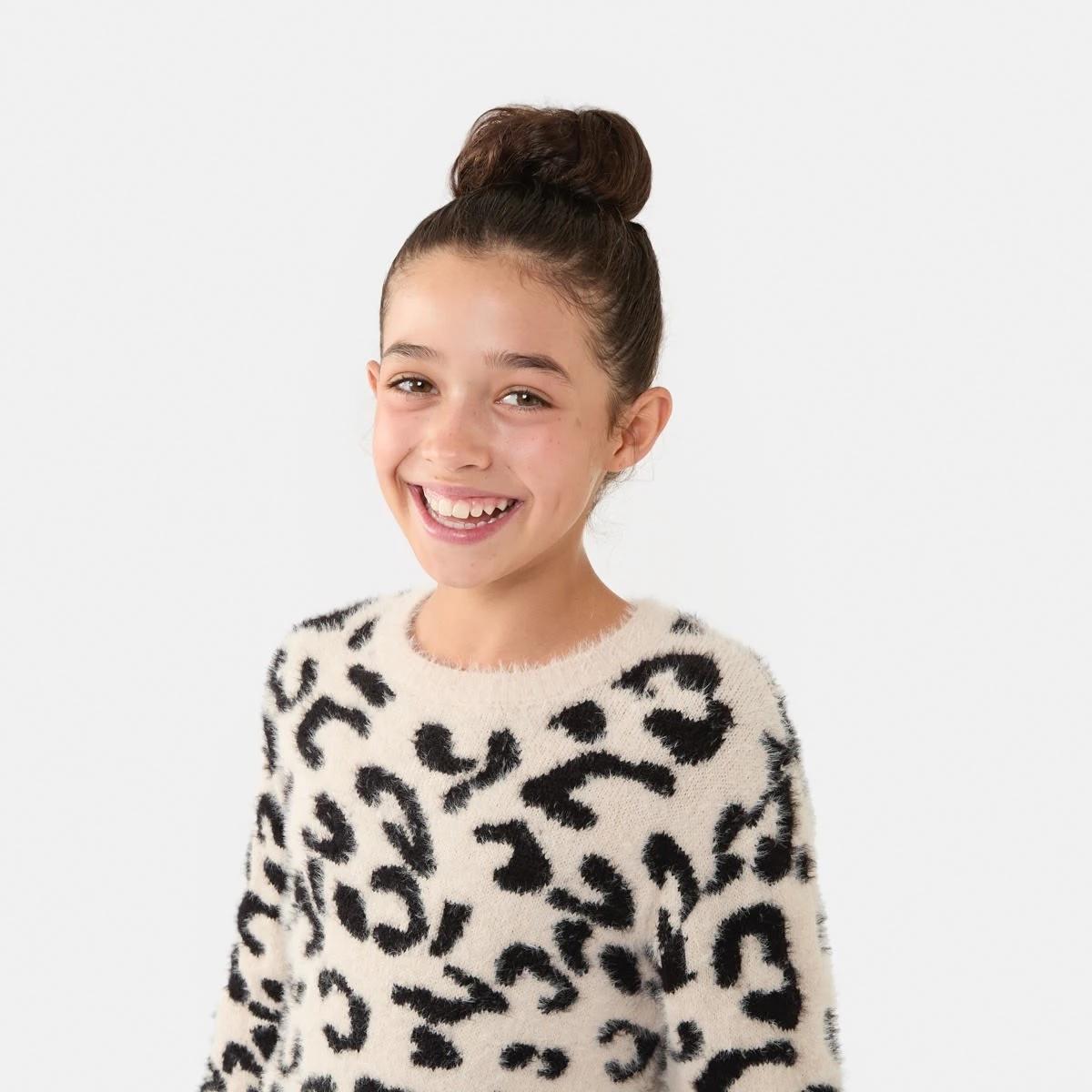 3 Eyelash Knit Jumper Leofluff, 3 of 9