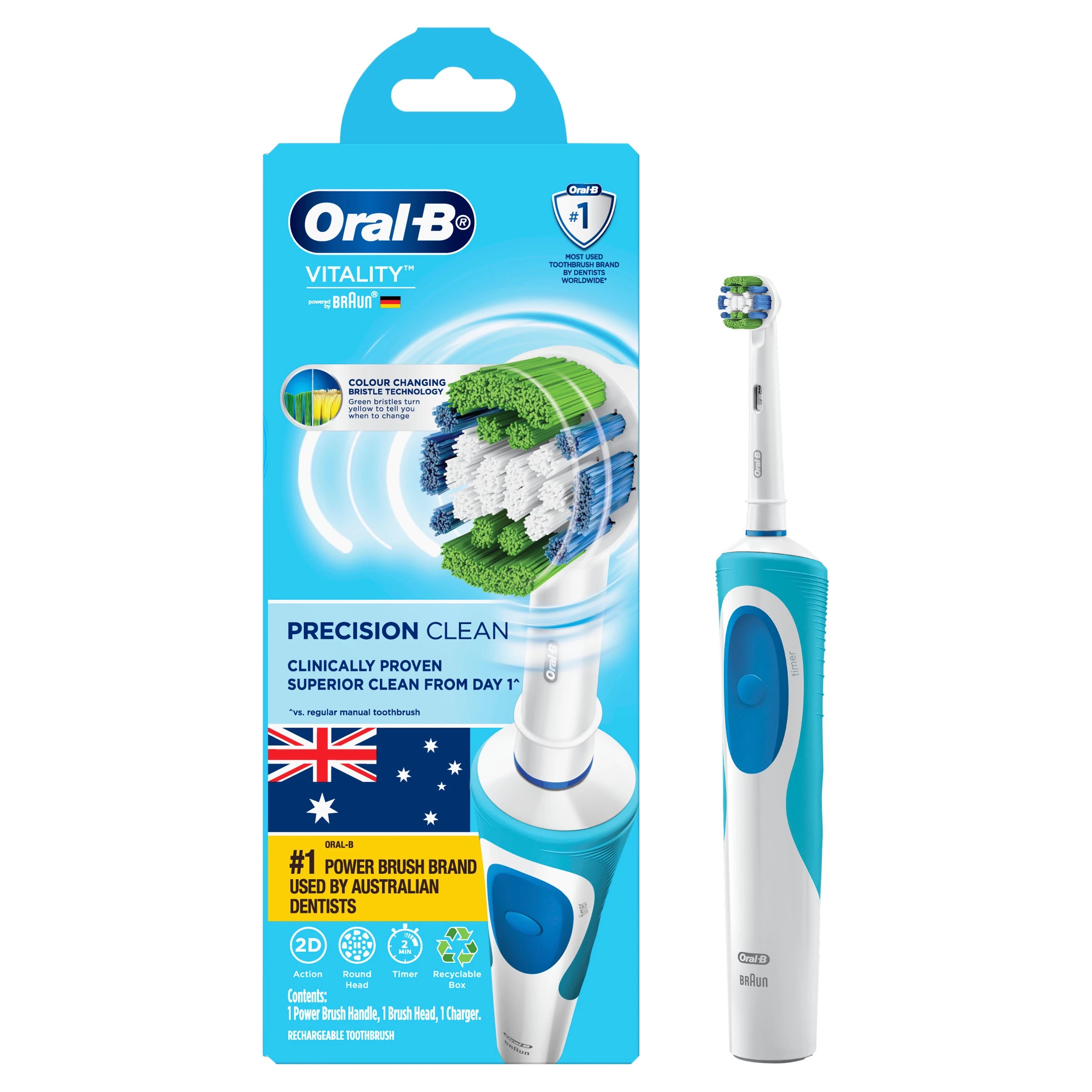 4 Oral-B Vitality Precision Clean Electric Toothbrush, 4 of 9