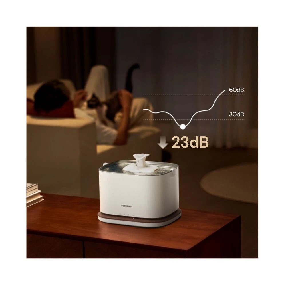 5 Petlibro Dockstream 2 Smart Cordless fountain Walnut 3L, 5 of 7