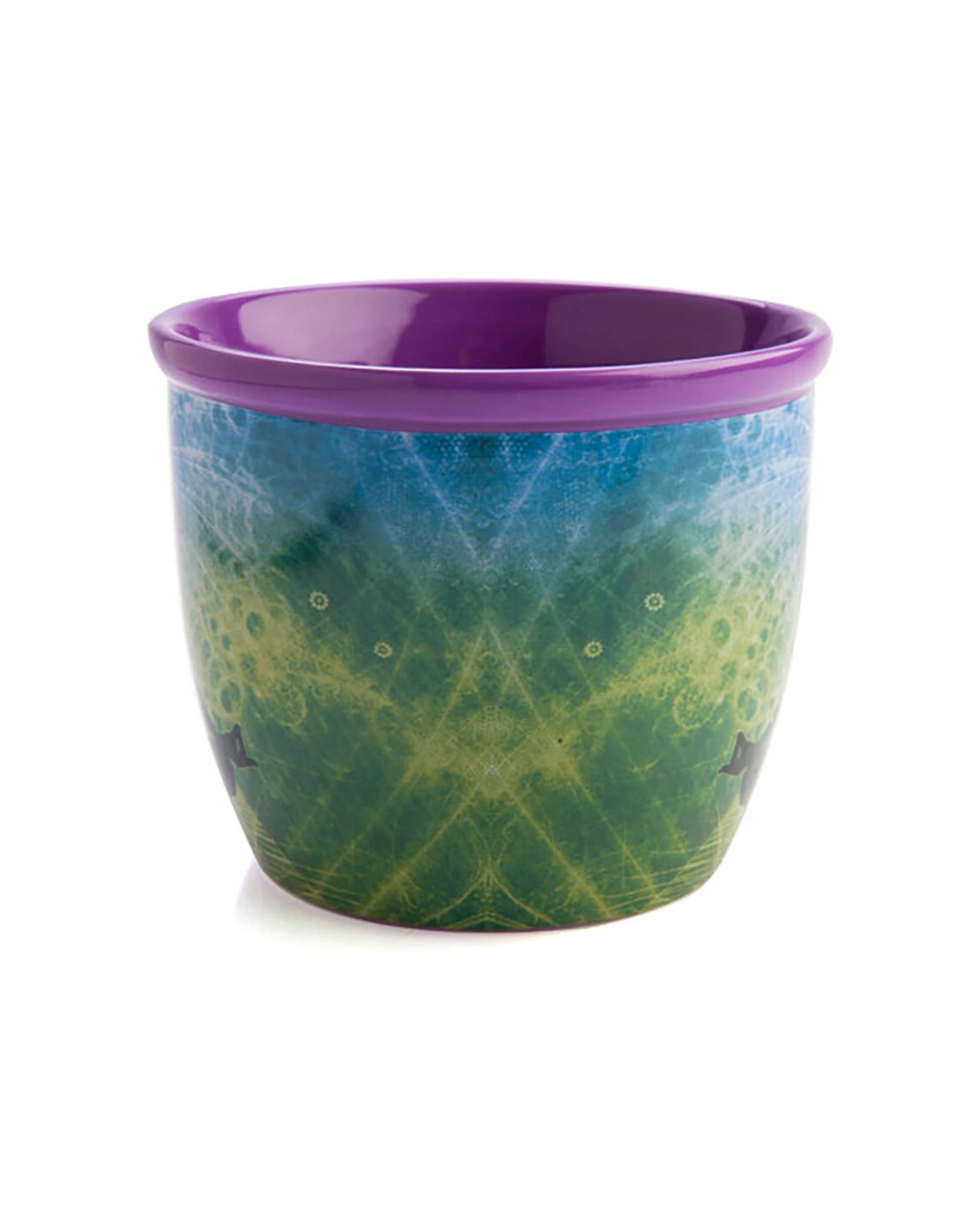 4 MDI Smudge Bowl Sage & Incense Burner Ceramic Chakra 12.5x10.5cm - Purple, 4 of 5