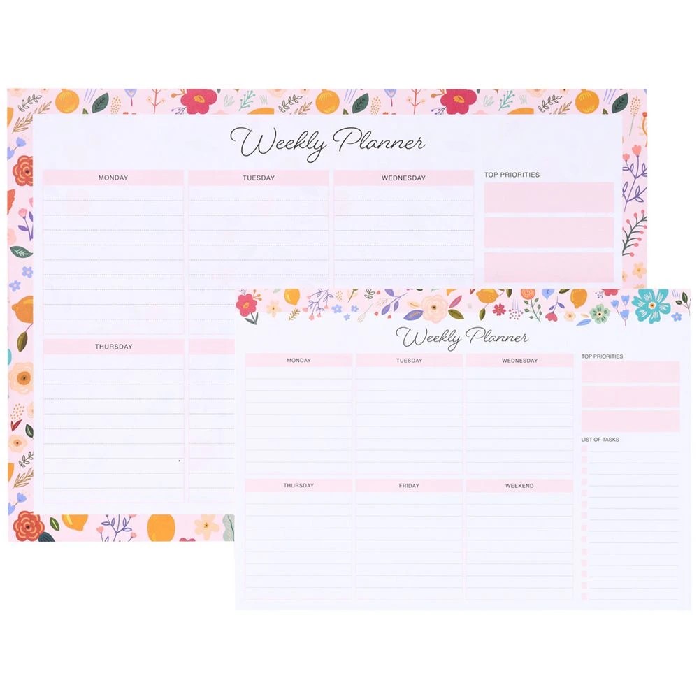 3 Otto A3 Weekly Planner Pad 50 Sheets, 3 of 3