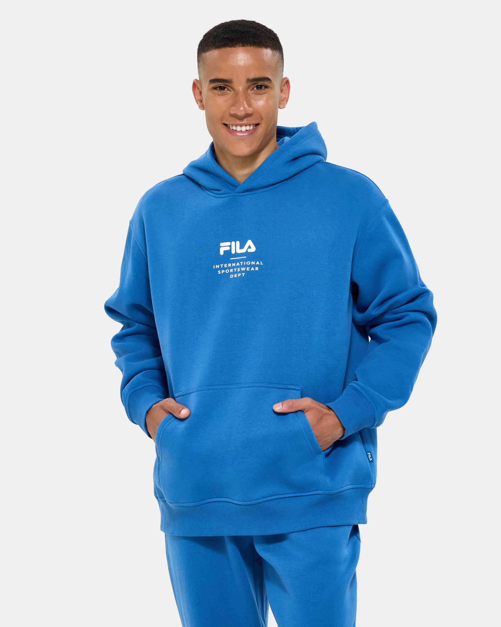 1 Fila Heavyweight Graphic Hoodie BLUE, 1 of 7