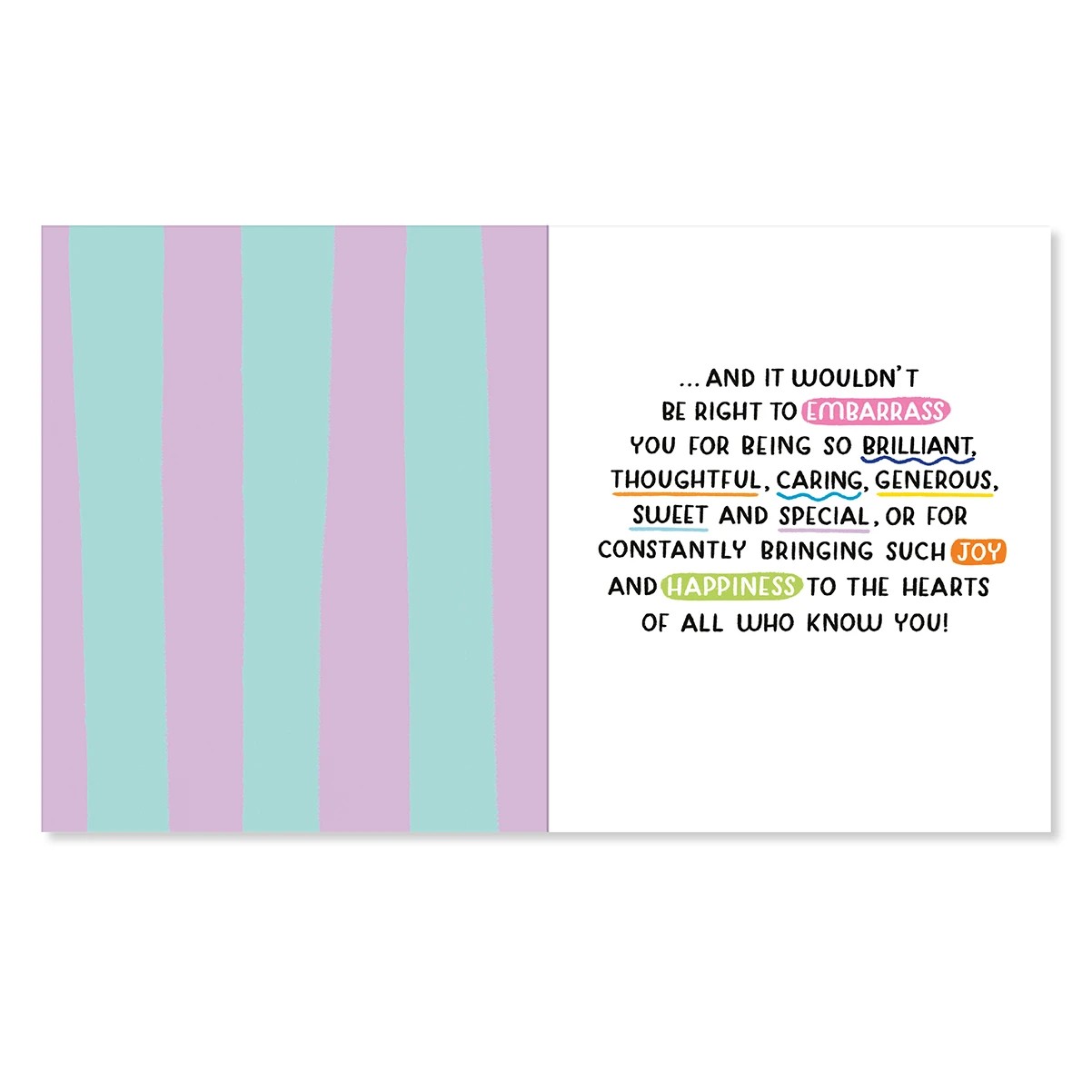 2 Hallmark Thank You Card - Stripes, 2 of 3