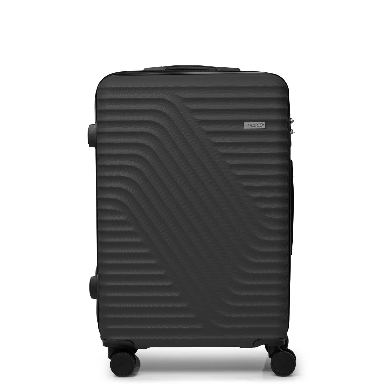 5 Milano Décor Atlantis Luggage 3 Piece Set TSA Lock Luxury Hard Case Travel Suitcase - Black, 5 of 9