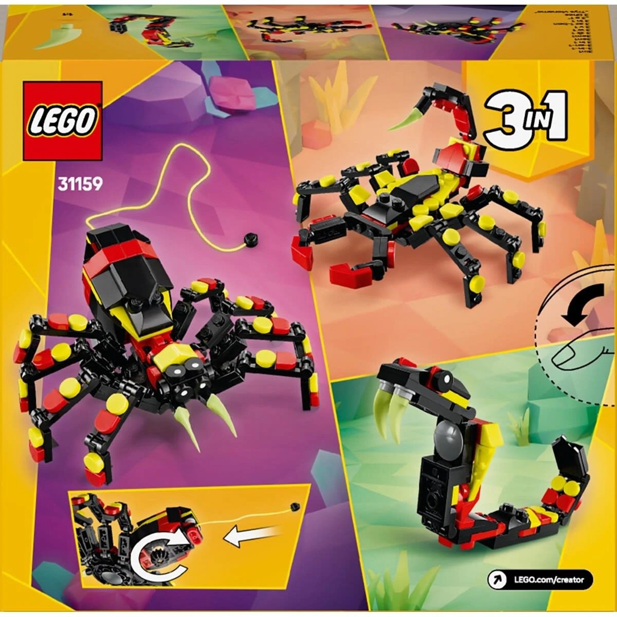 10 LEGO Creator Wild Animals: Surprising Spider 31159, 10 of 10