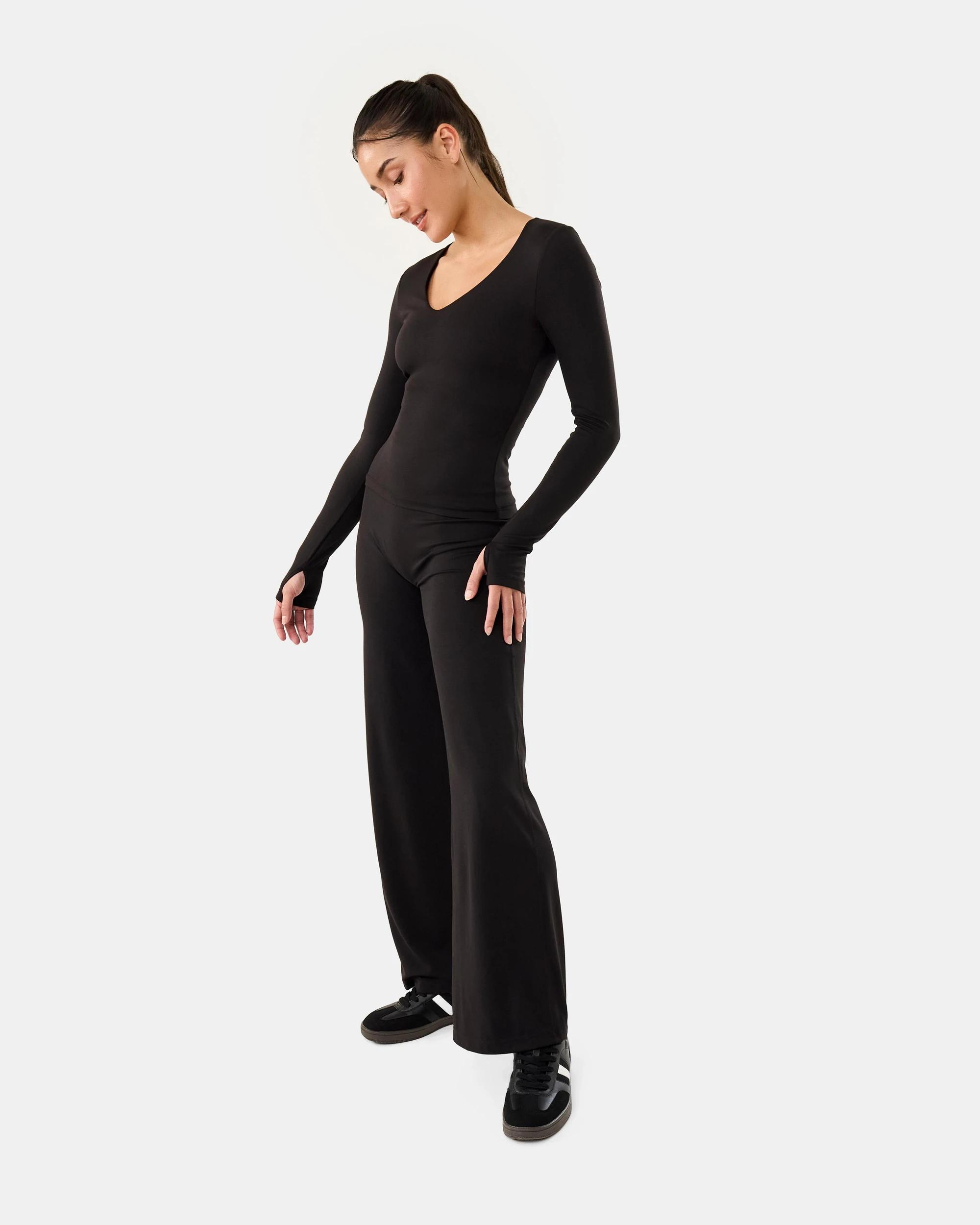 3 Cloudform Straight Leg Leggings Black, 3 of 5