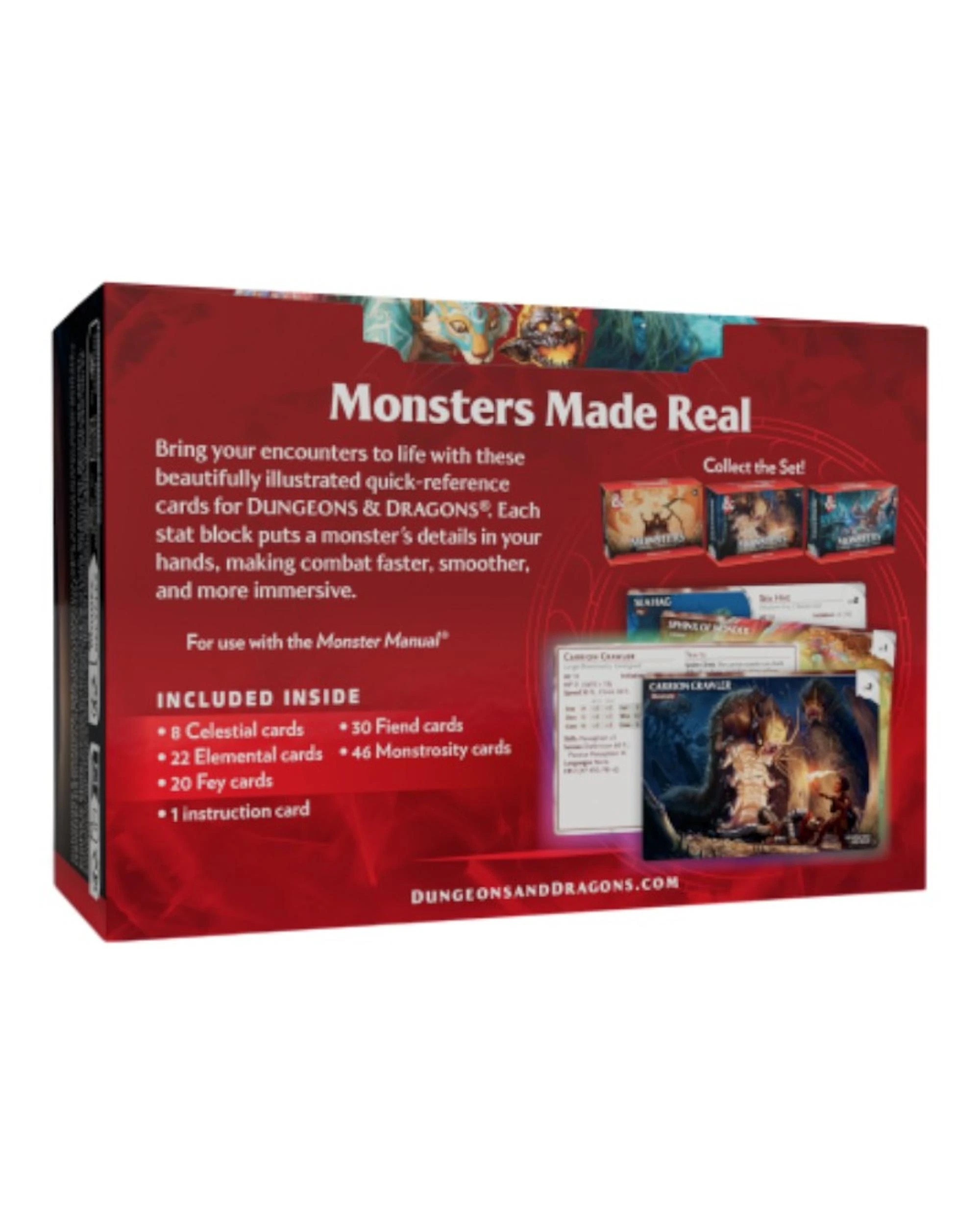 5 Dungeons and Dragons Monsters Mythical and Menacing Reference Cards, 5 of 5