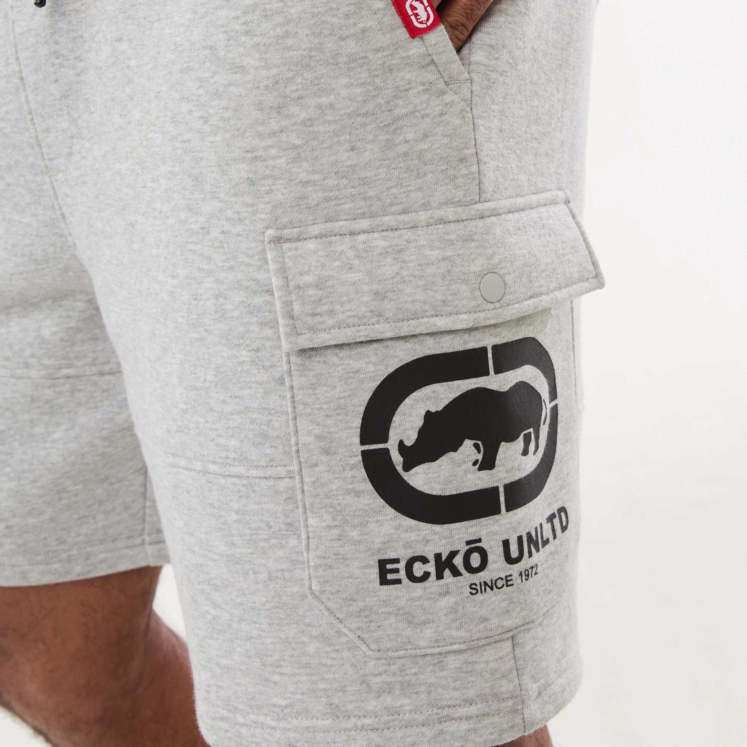 4 Ecko License Fleece Shorts ECKO ICON FLEECE GRY MARLE, 4 of 6