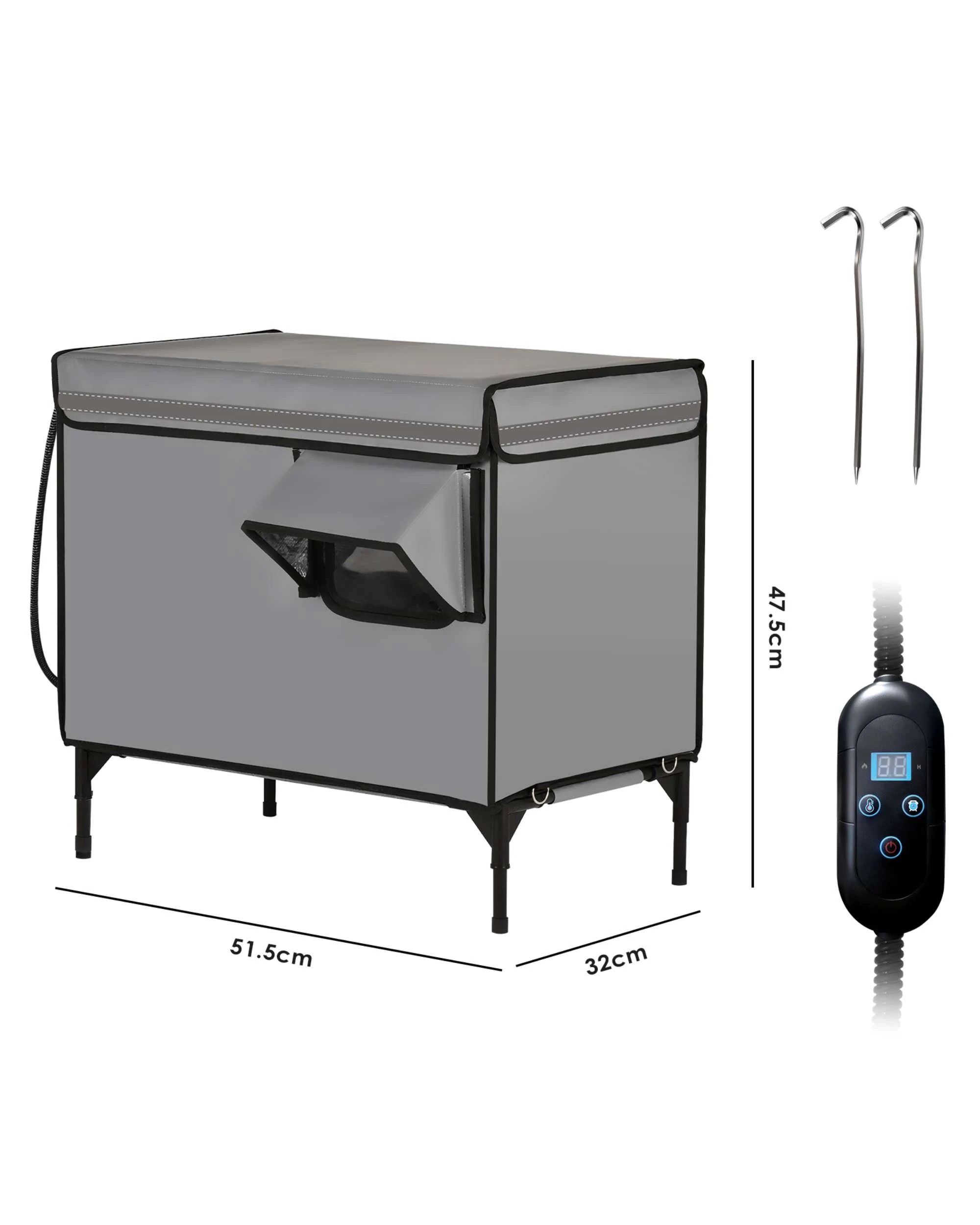 8 Advwin Cat House Pet House with Pet Heating Pad, 8 of 8