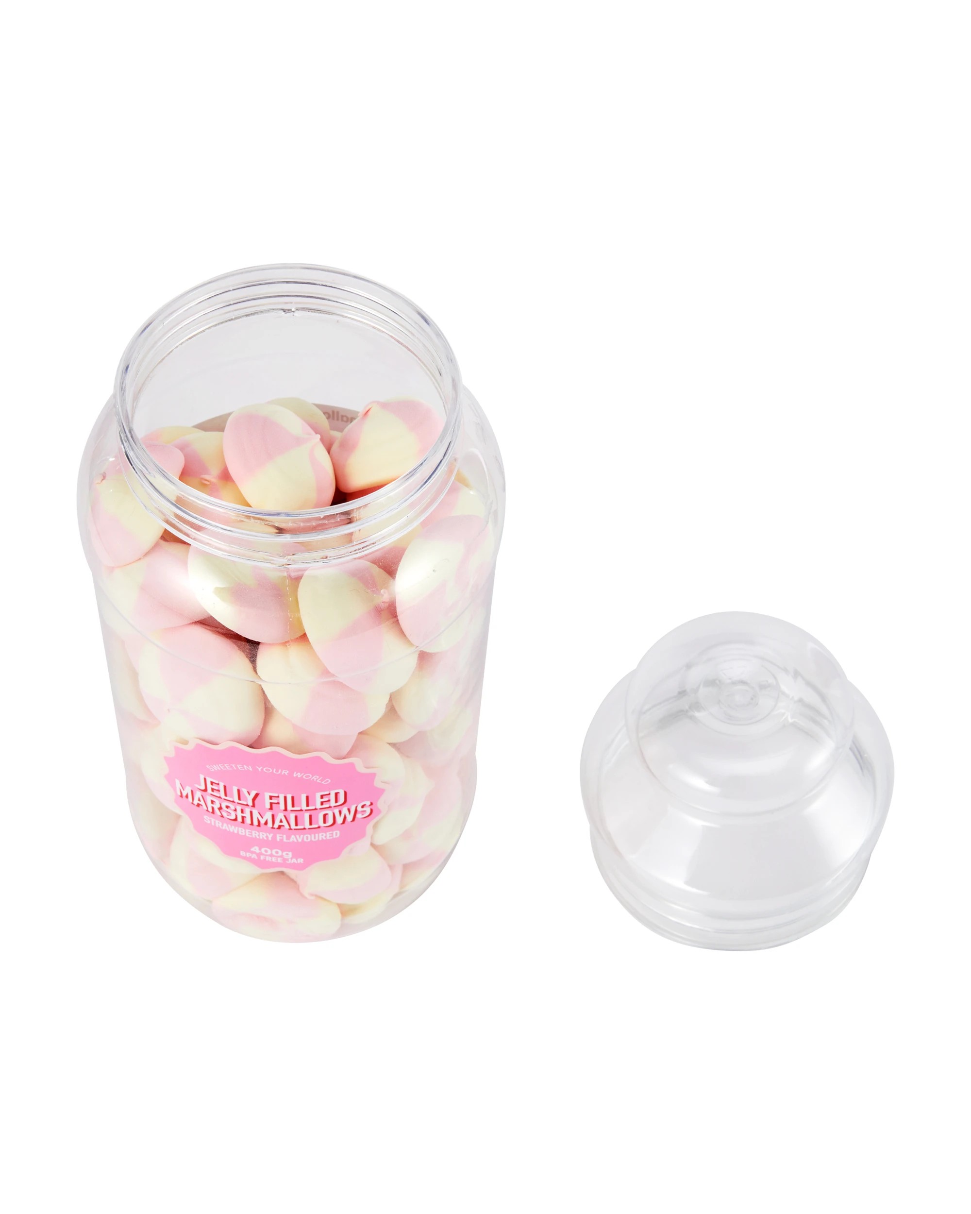 3 Strawberry Flavoured Jelly Filled Marshmallows 400g, 3 of 5