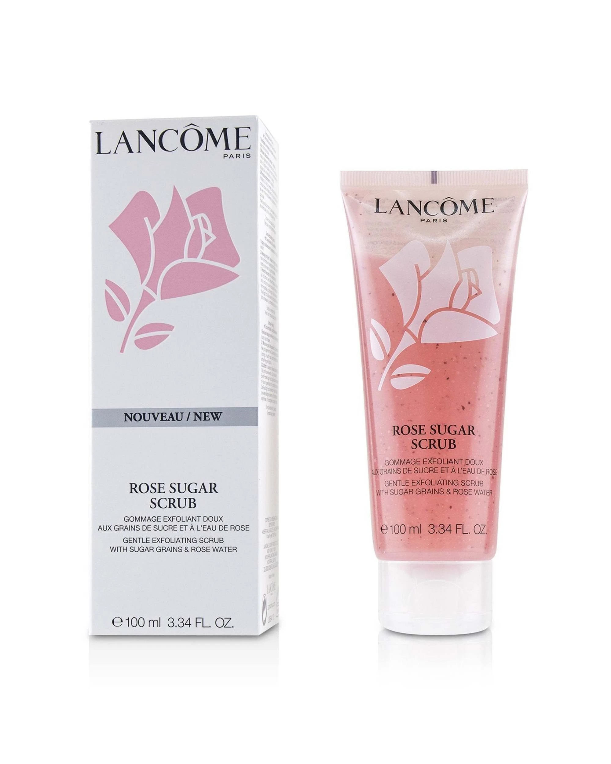 2 Lancome Hydra Zen Rose Sugar Scrub  100ml/3.34oz, 2 of 3