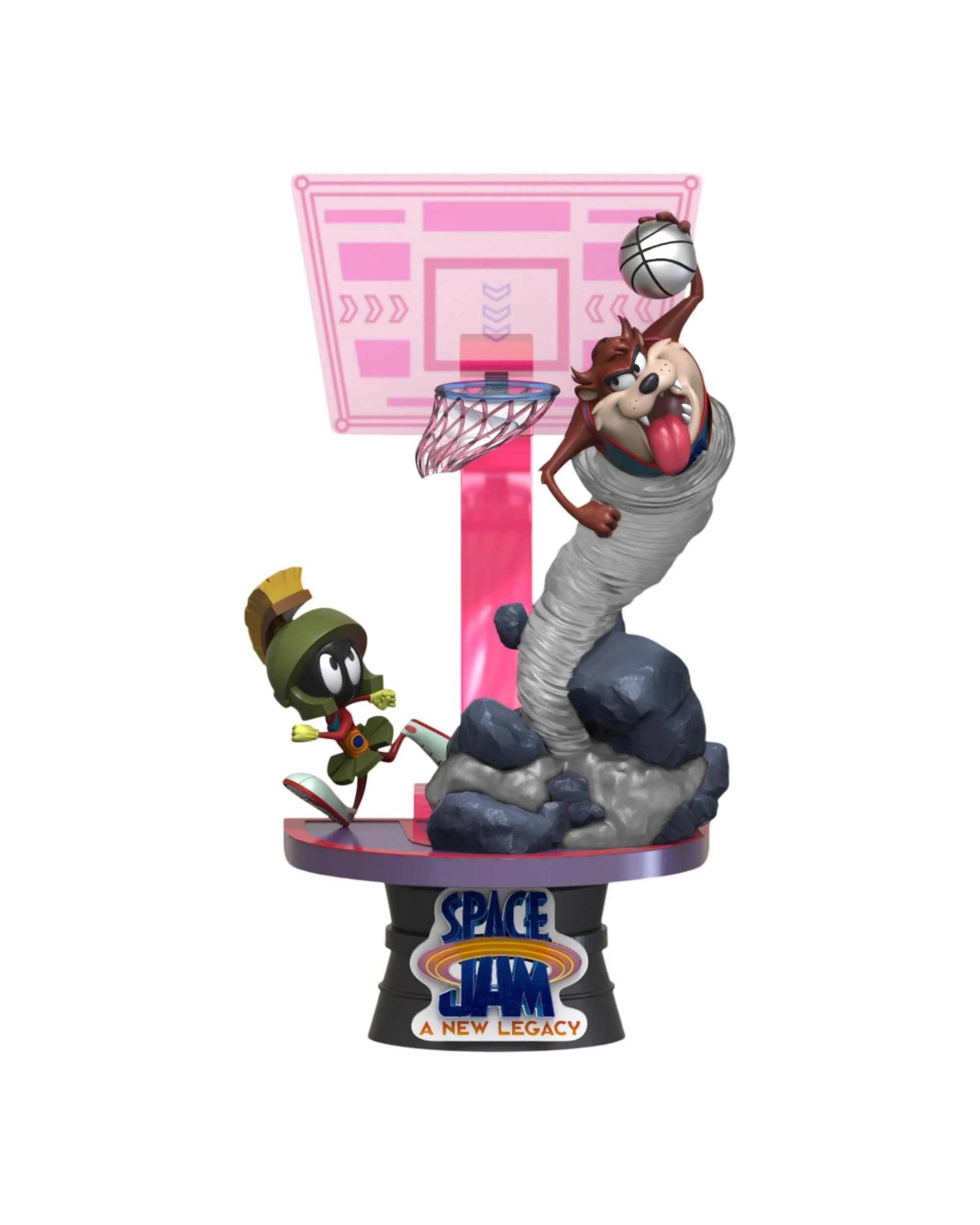 1 Beast Kingdom D-Stage Space Jam: A New Legacy Tasmanian Devil and Marvin the Martian Figure, 1 of 7